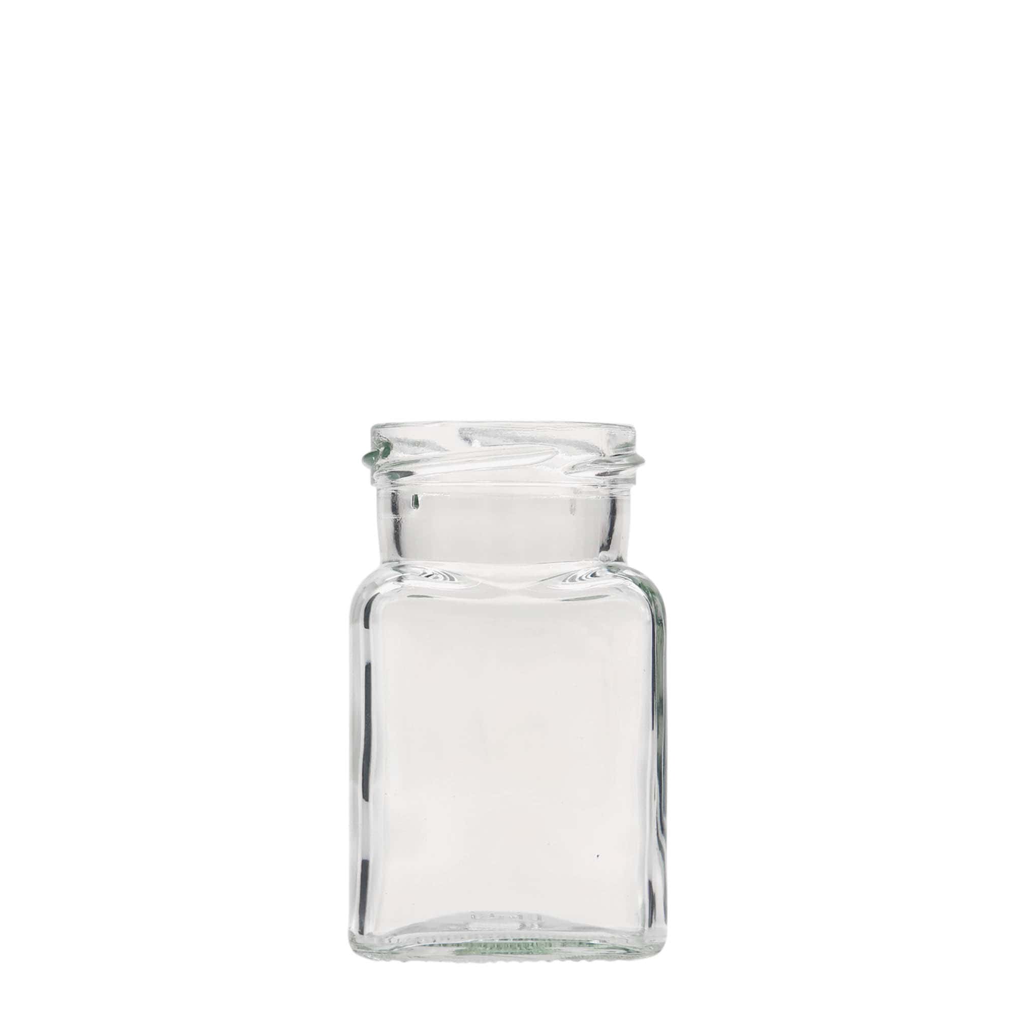 150 ml verre carré, ouverture : Twist-Off (TO 53)