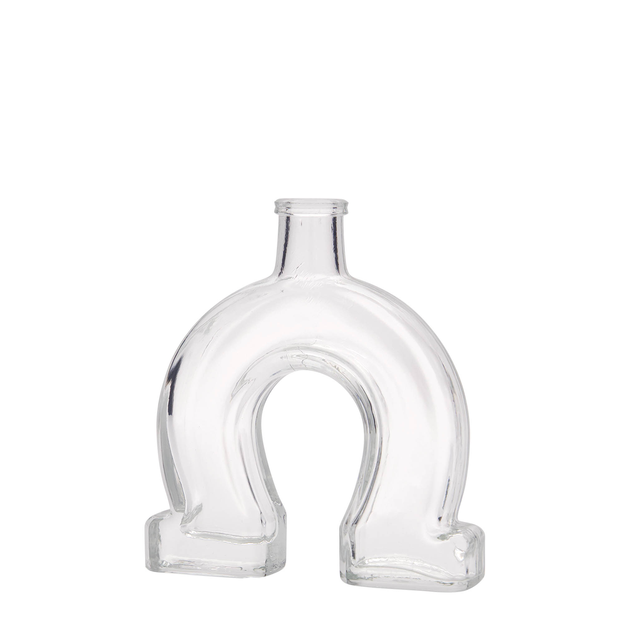 Flacon en verre de 100 ml « Fer à cheval », ouverture : liège