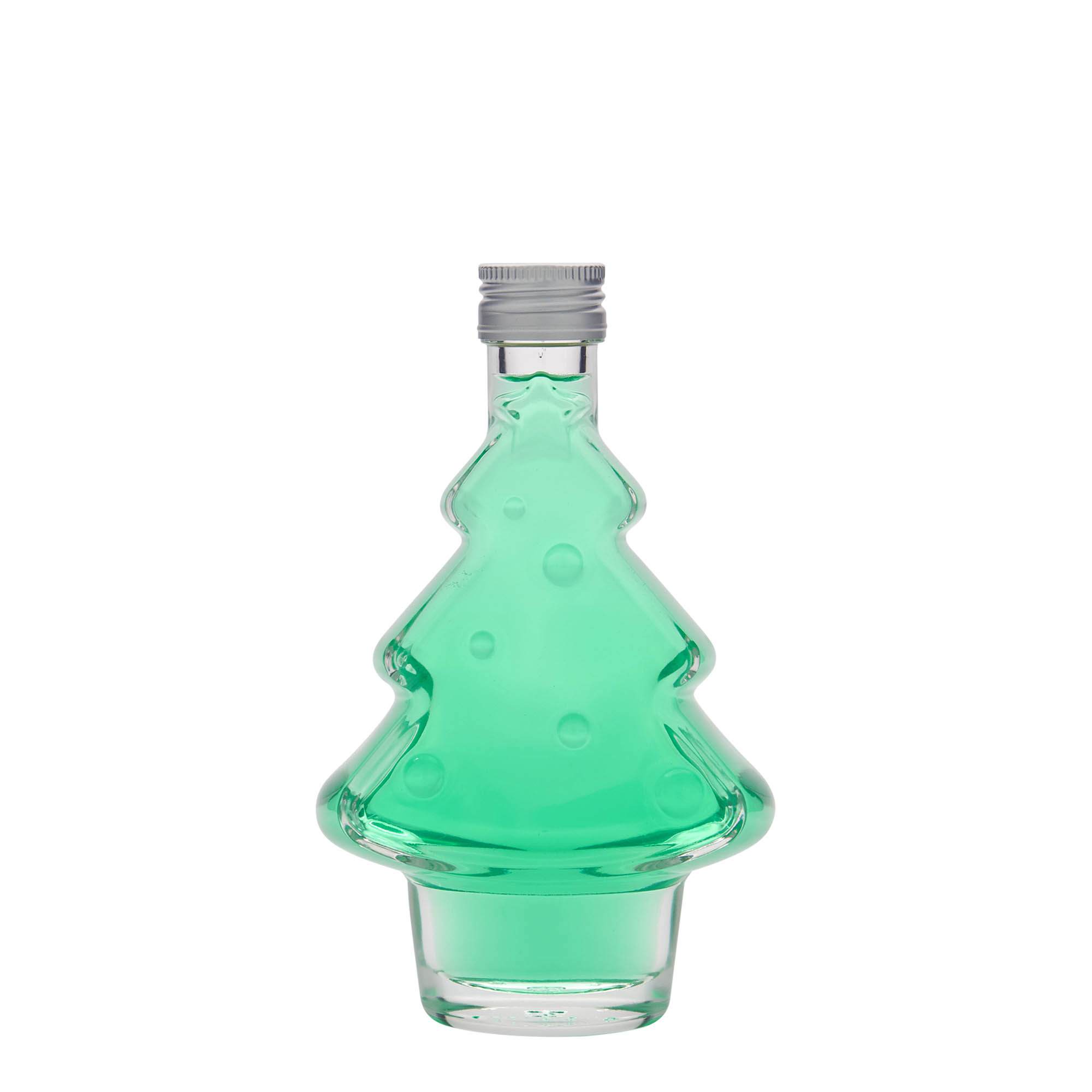 Flacon en verre 200 ml 'Sapin', ouverture : PP 28 Flacon en verre 200 ml 'Sapin', ouverture : PP 28