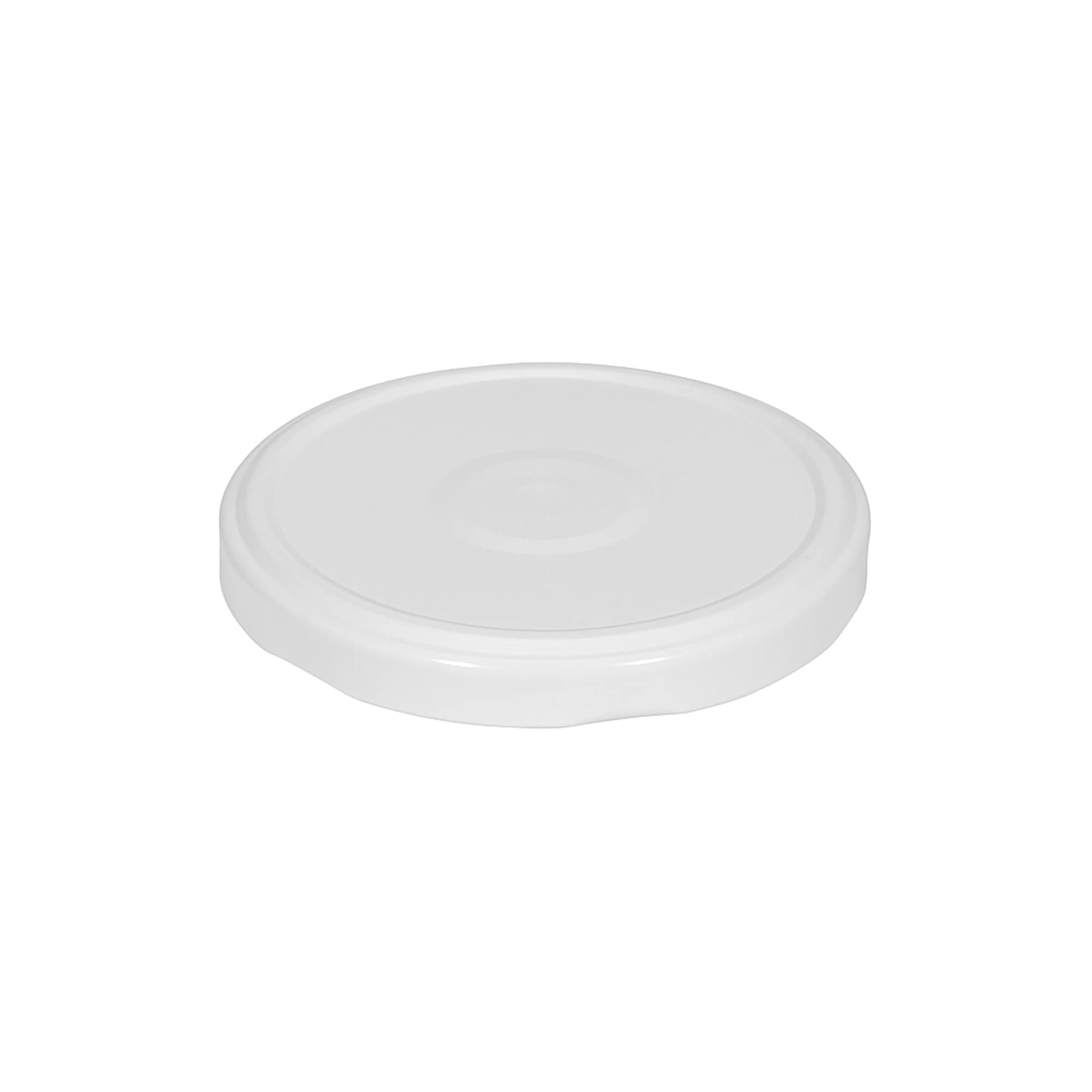 Bouchon à vis, tôle blanche, blanc, pour ouverture : TO 100