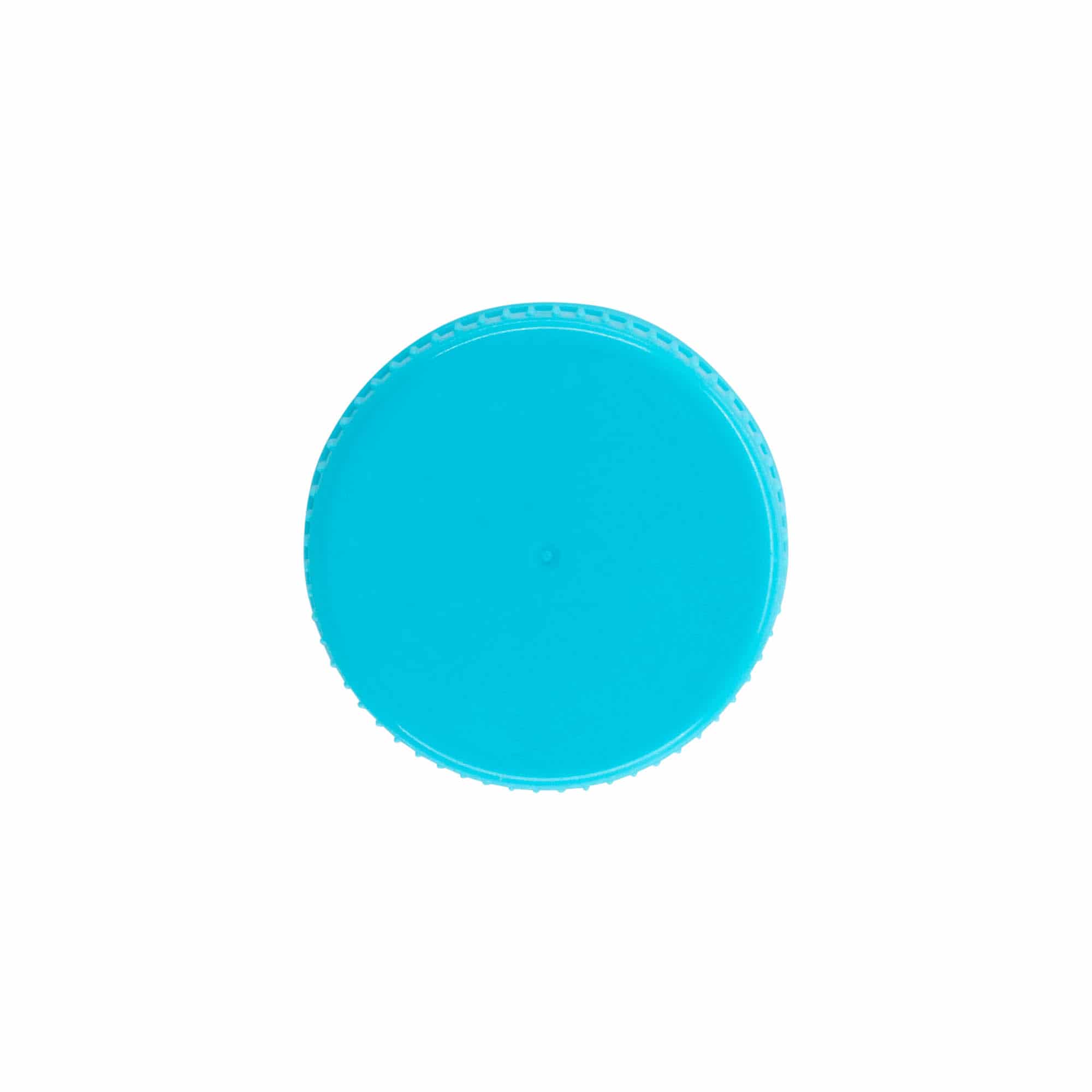 Bouchon à vis 40 mm, plastique PE, bleu clair