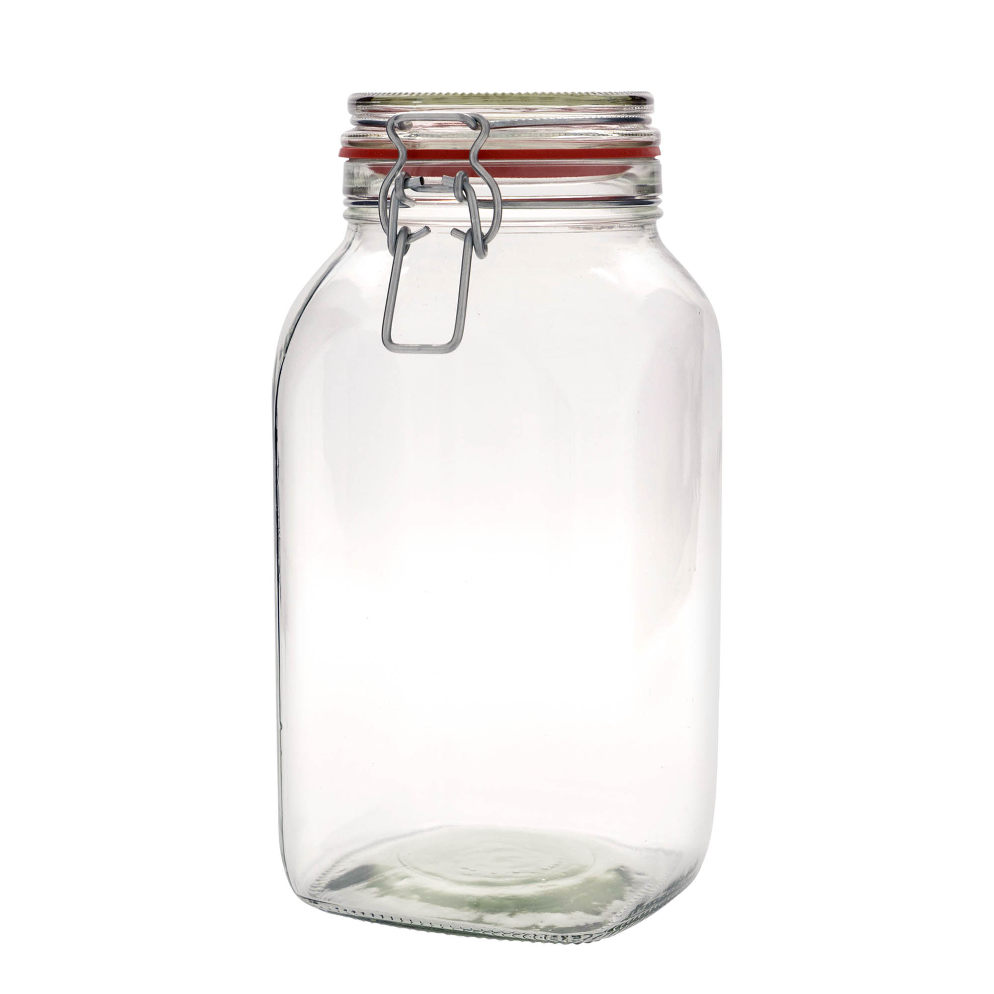 2,590 ml bocal avec fermeture à levier #, carré, ouverture : fermeture à levier 2,590 ml bocal avec fermeture à levier #, carré, ouverture : fermeture à levier