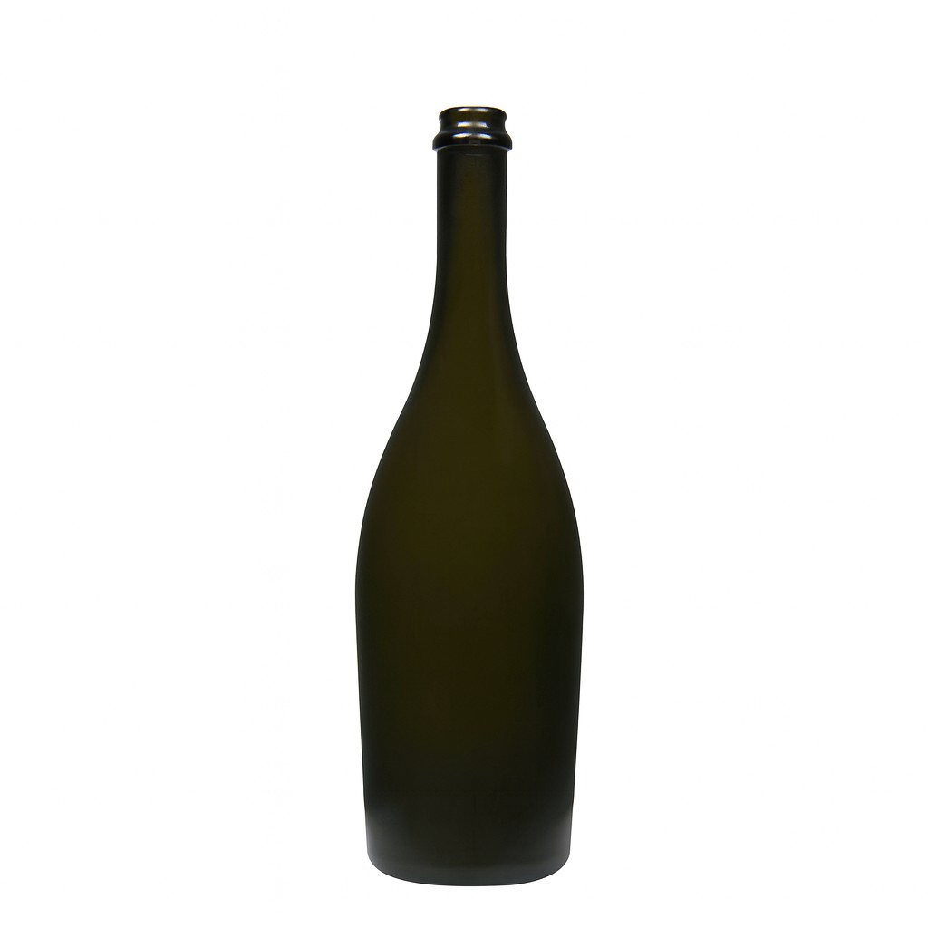 Bouteille de vin mousseux 750 ml « Carmen », verre, vert antique, ouverture : capsule couronne