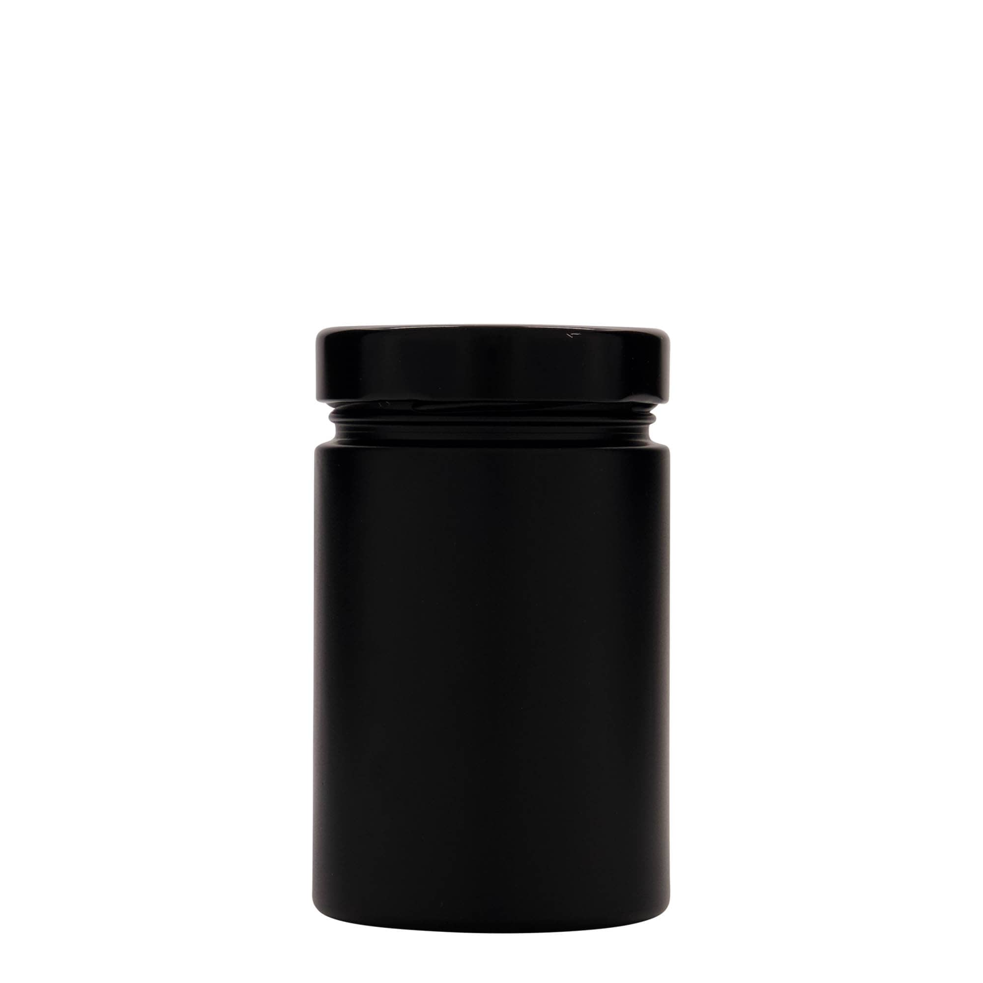 Verre rond 327 ml « Aurora », noir, ouverture : Deep-Twist-Off (DTO 66)