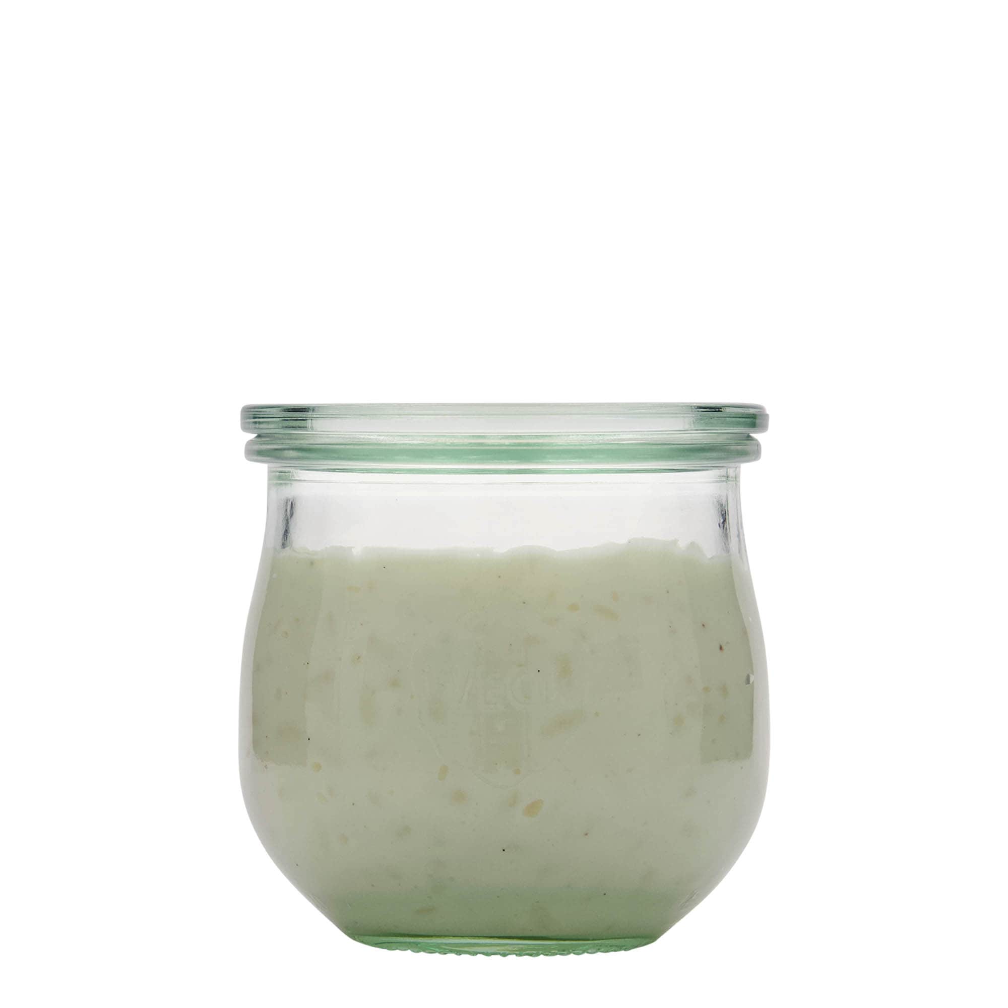 370 ml WECK-Tulipanglas, ouverture : bord rond