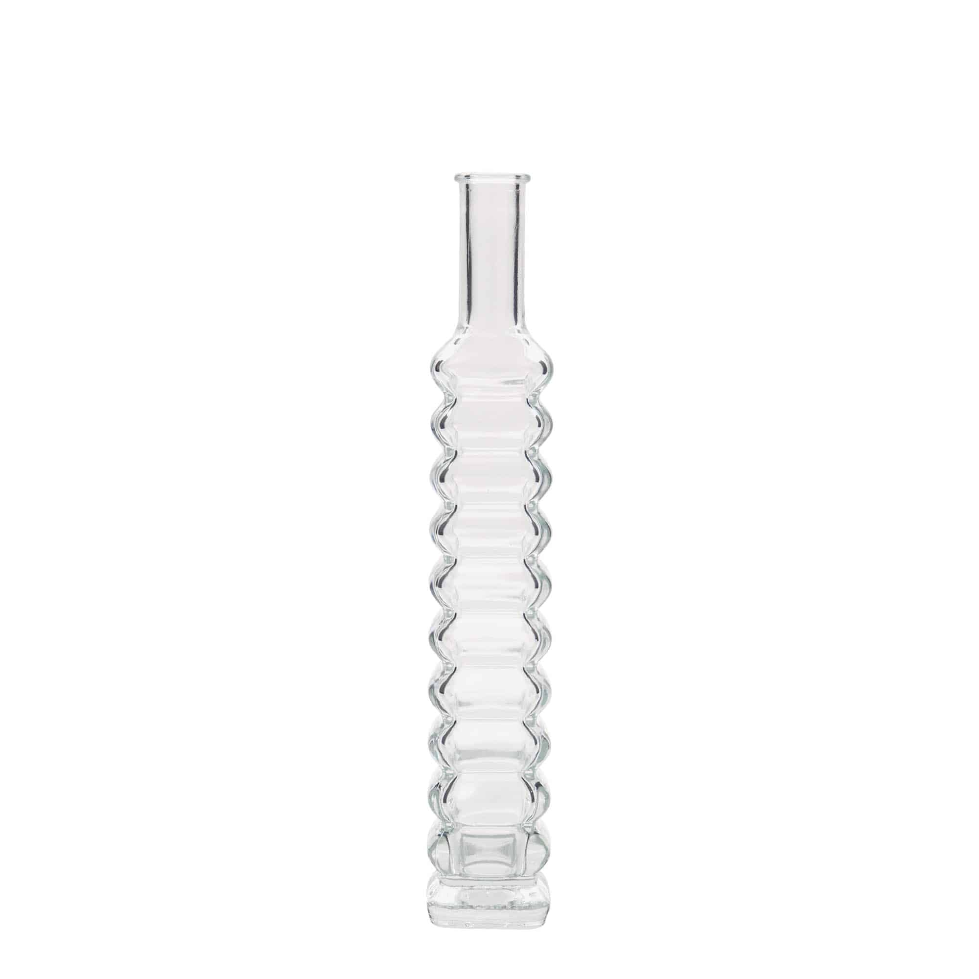 Bouteille en verre 100 ml 'Roma', carrée, bouchage: bouchon Bouteille en verre 100 ml 'Roma', carrée, bouchage: bouchon