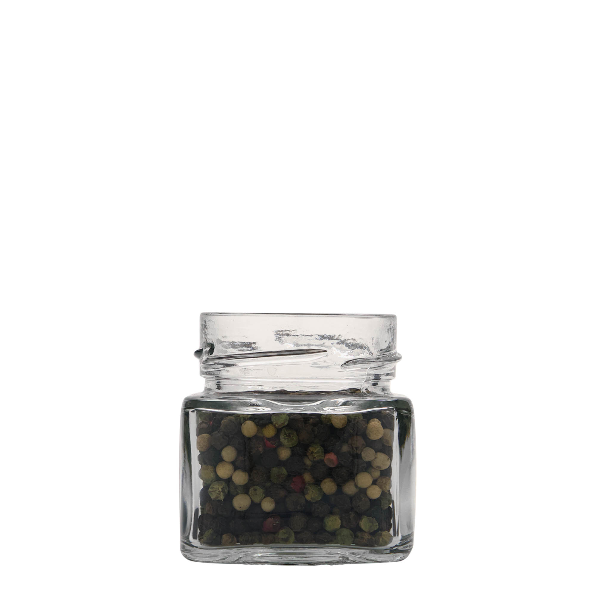 106 ml Verre carré « Ikarus », ouverture : Deep-Twist-Off (DTO 58)