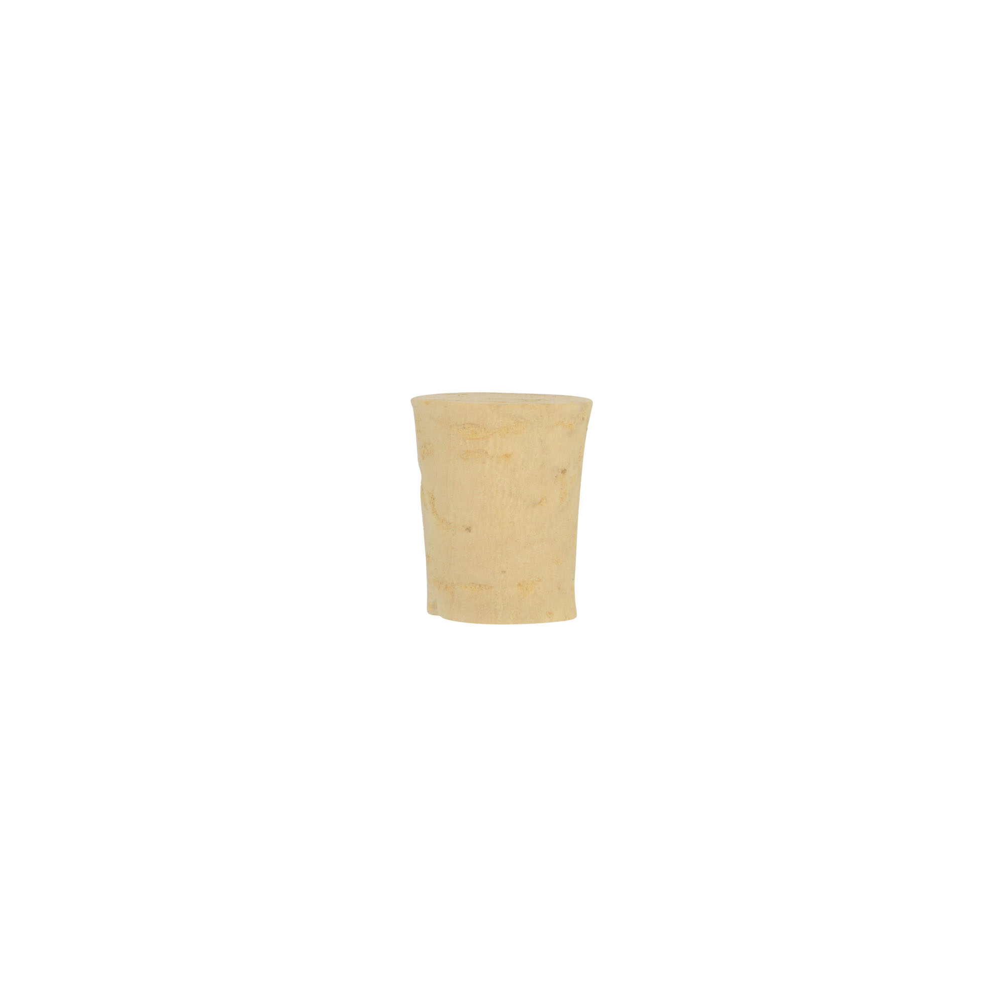 Bouchon conique 14-17 x 22, liège naturel, blanchi, pour embouchure : liège