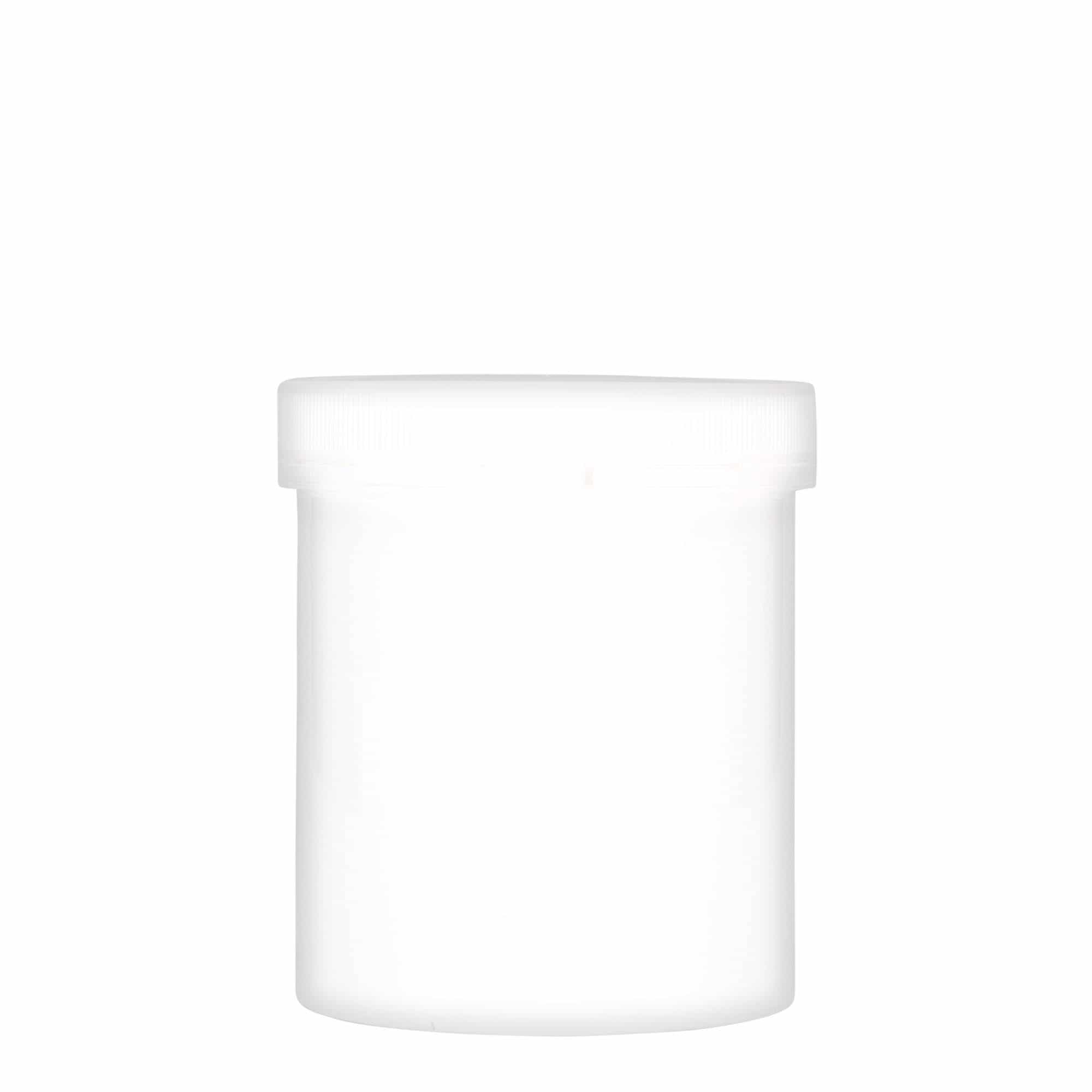 Boîte en plastique 500 ml 'Securilock', PP, blanche, col : bouchon à vis