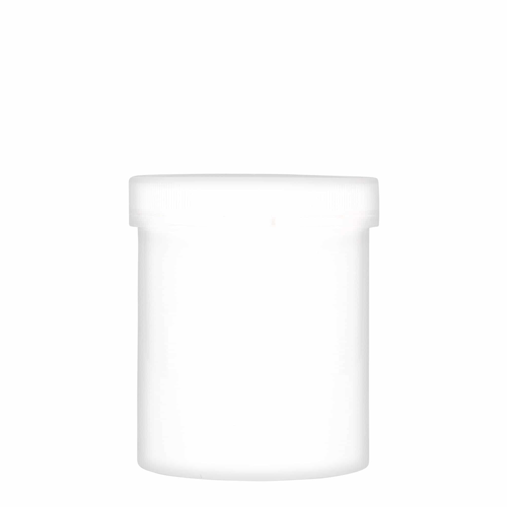 Boîte en plastique 500 ml 'Securilock', PP, blanche, bouchage: Bougage à vis