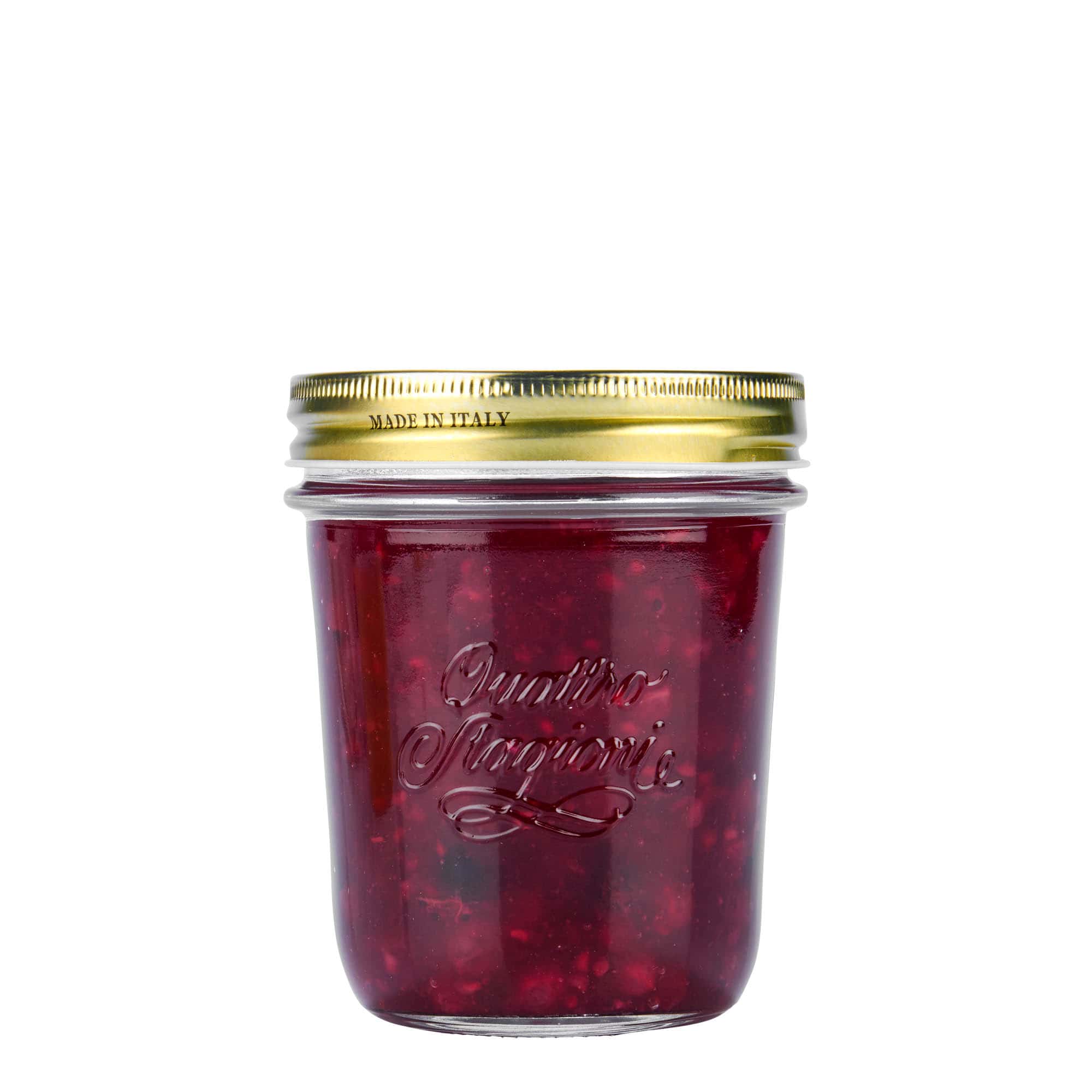 Pot à confiture 320 ml « Quattro Stagioni », ouverture : fermeture à vis