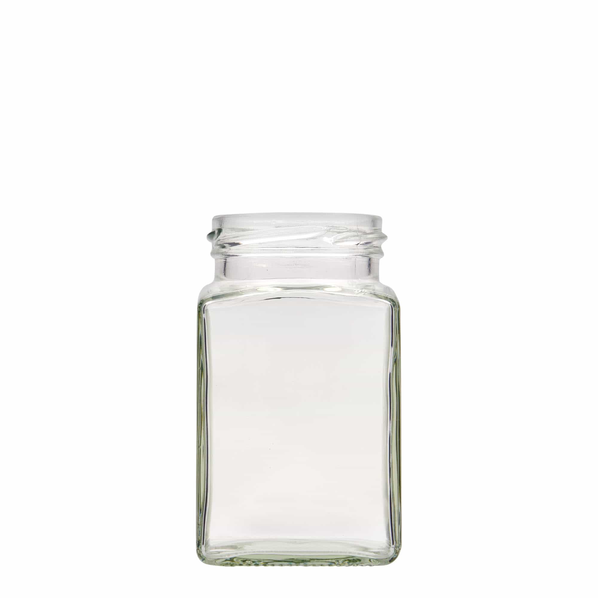 260 ml en verre carré, ouverture : Twist-Off (TO 58)