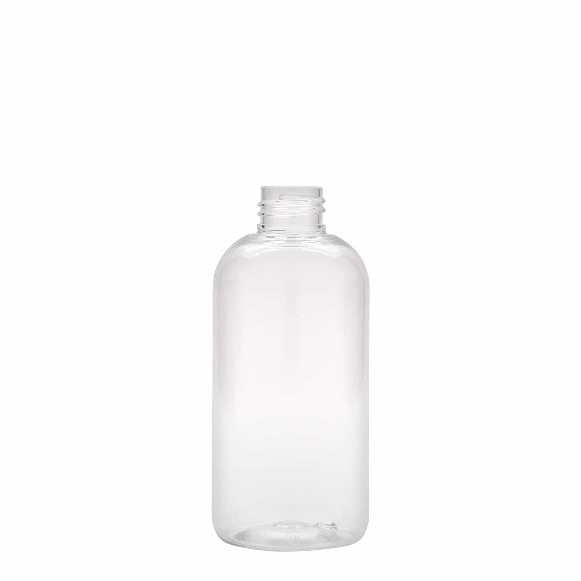 Bouteille en PET 200 ml 'Boston', plastique, bouchage: 24/410 Bouteille en PET 200 ml 'Boston', plastique, bouchage: 24/410