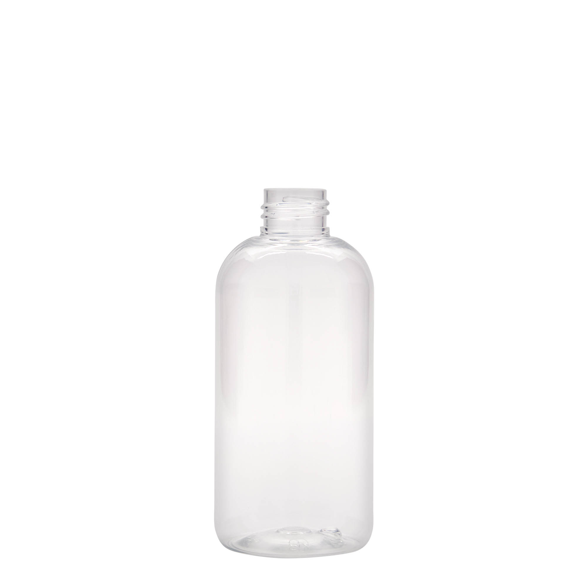 Bouteille PET 200 ml 'Boston', plastique, ouverture : 24/410 Bouteille PET 200 ml 'Boston', plastique, ouverture : 24/410