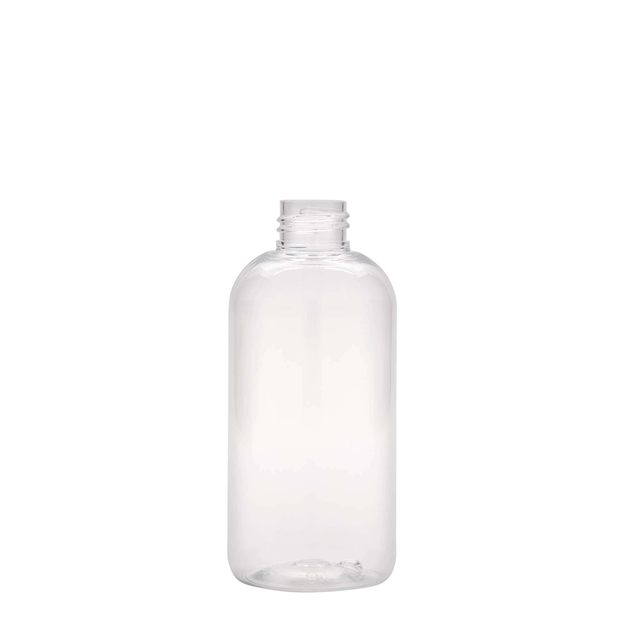Bouteille PET 200 ml 'Boston', plastique, ouverture : 24/410