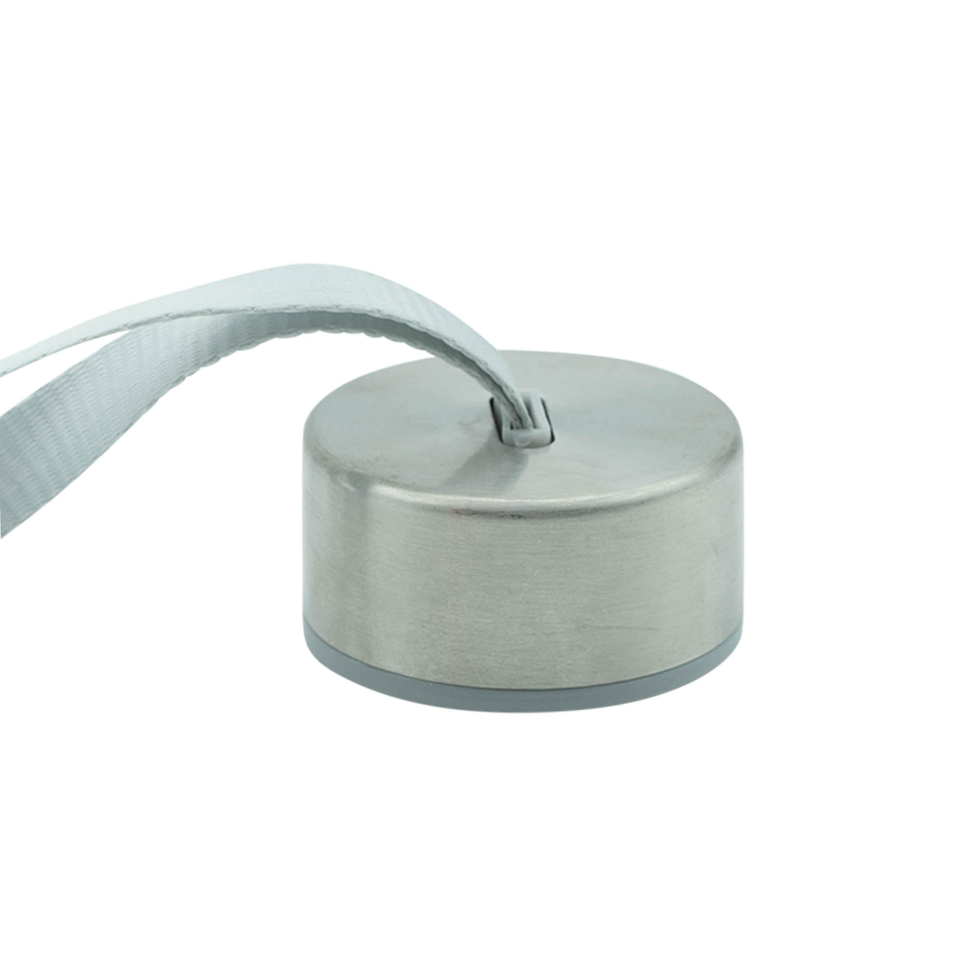 Bouchon à vis 'Perseus' avec bande, métal, argenté Bouchon à vis 'Perseus' avec bande, métal, argenté