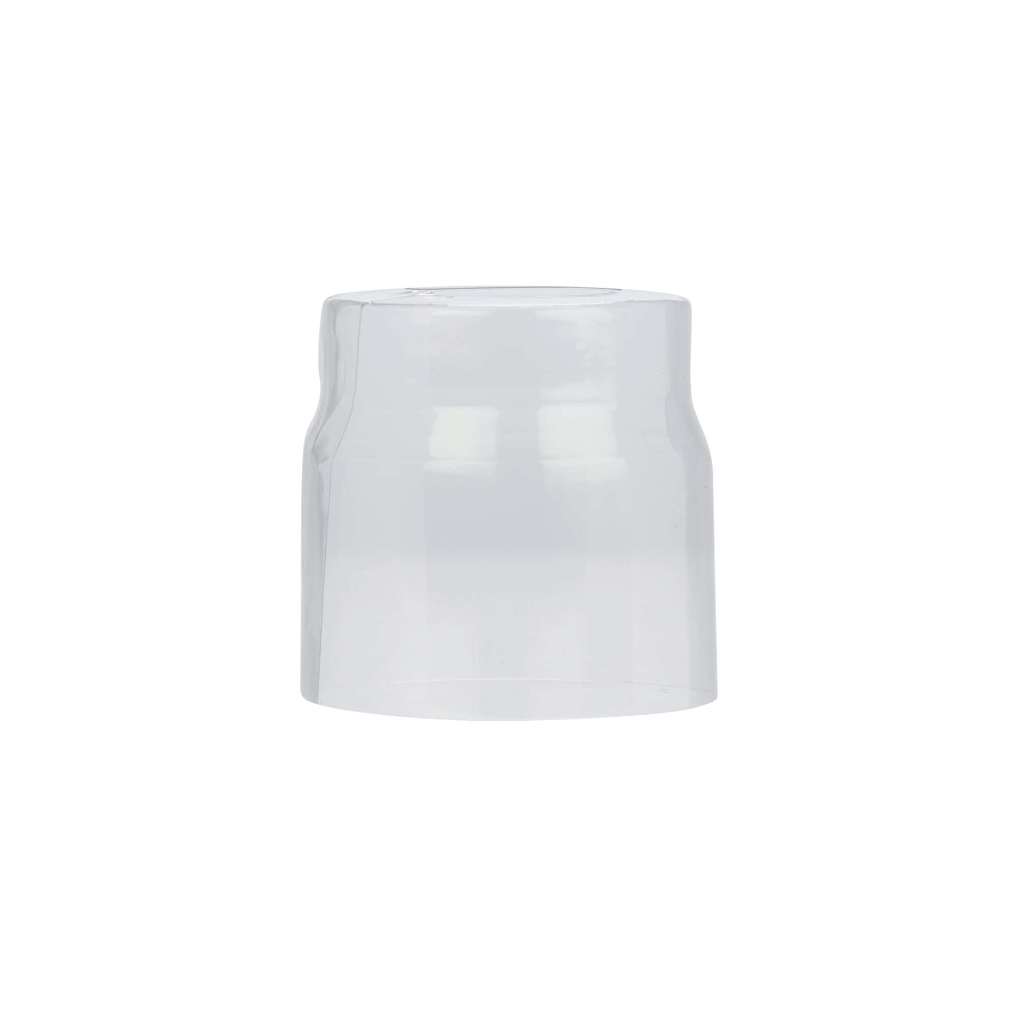Capsule thermo-rétractable apothicaire 25x40, plastique PVC Capsule thermo-rétractable apothicaire 25x40, plastique PVC