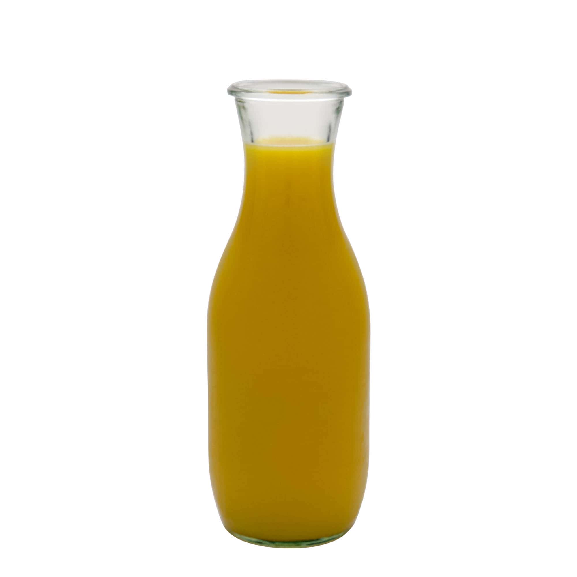 1.000 ml Bouteille à jus WECK #, ouverture : bord rond