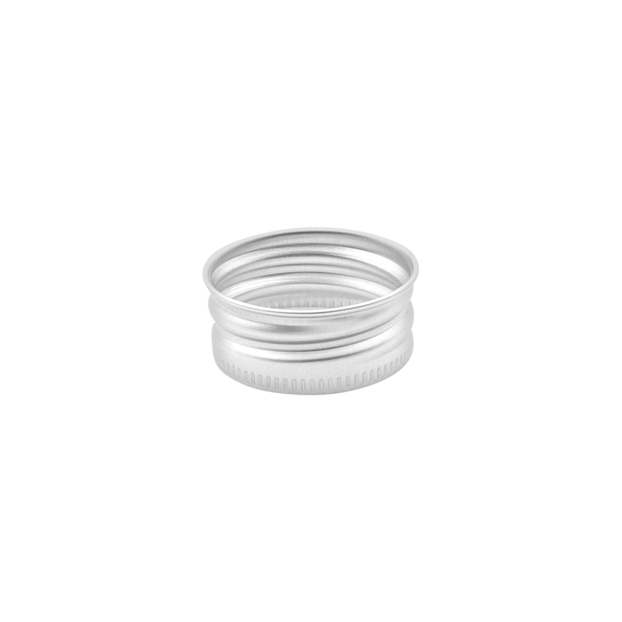 Bouchon à vis, métal, argent, pour ouverture : 28/410 Bouchon à vis, métal, argent, pour ouverture : 28/410