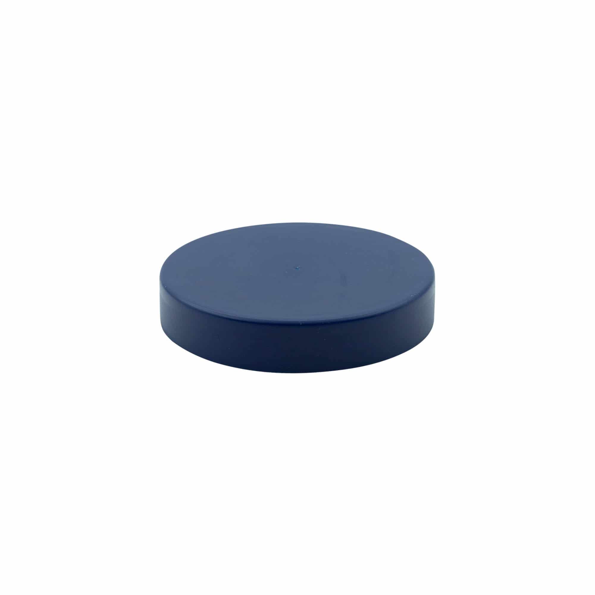 Couvercle à emboîtement pour pot en céramique standard, plastique HDPE, bleu