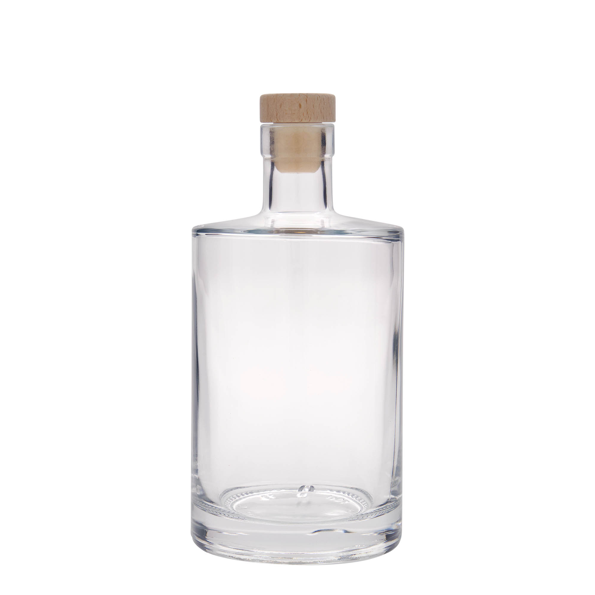 Bouteille en verre 700 ml « Aventura », ouverture : bouchon en liège Bouteille en verre 700 ml « Aventura », ouverture : bouchon en liège