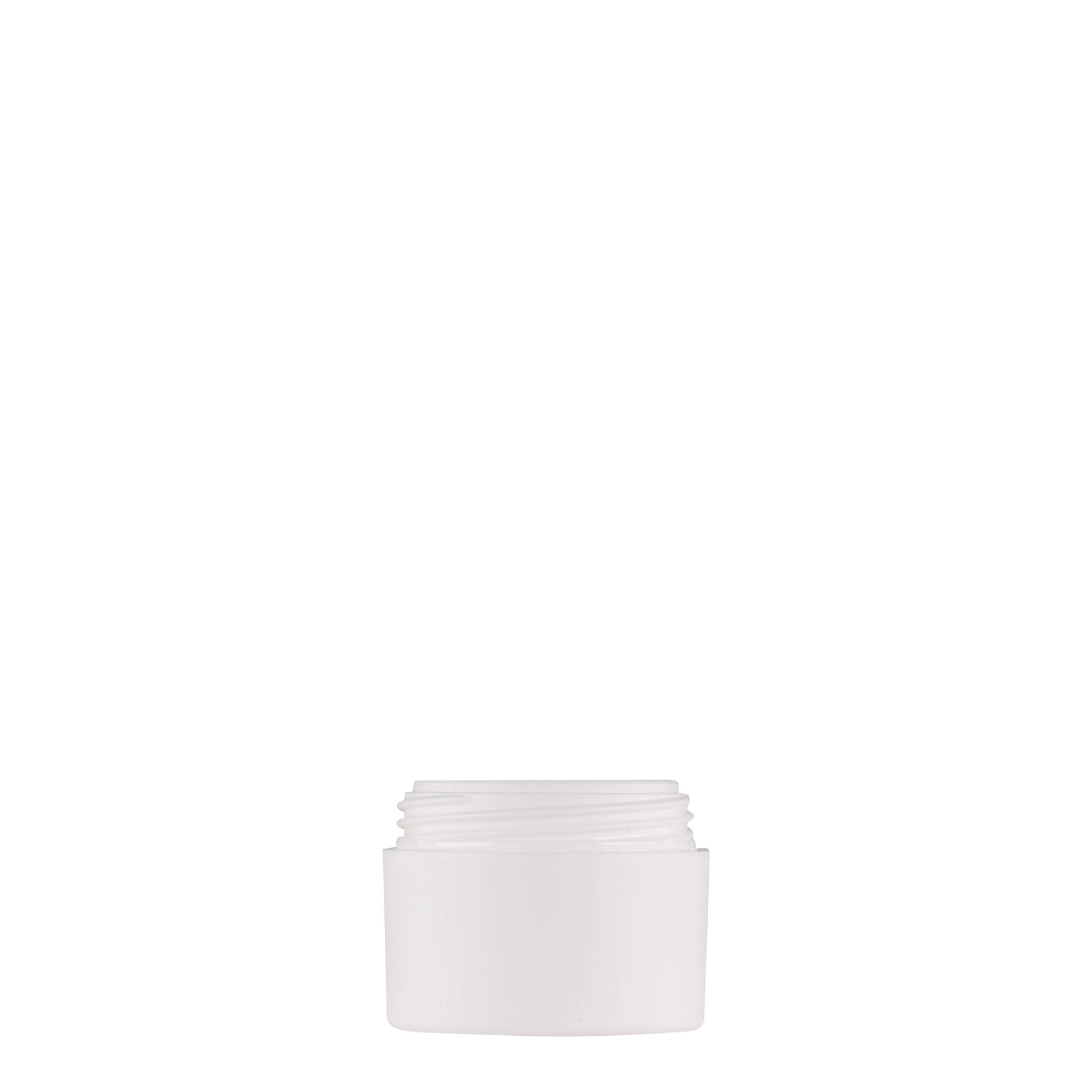 Boîte en plastique 5 ml 'Antonella', PP, blanche, bouchage: Bougage à vis Boîte en plastique 5 ml 'Antonella', PP, blanche, bouchage: Bougage à vis