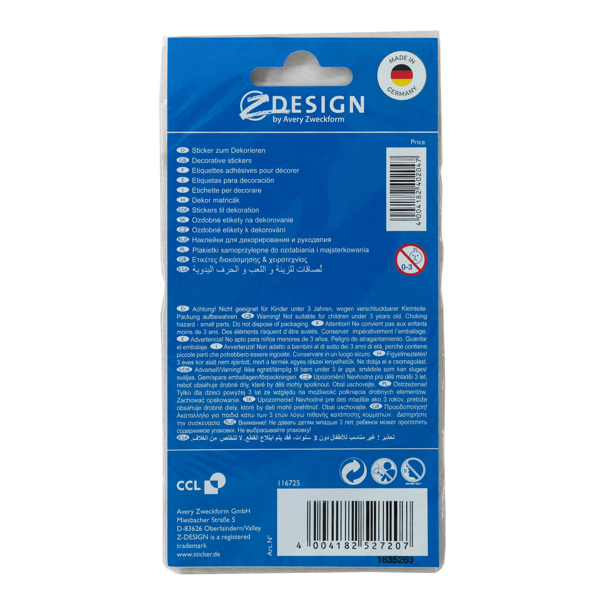 Autocollants Zweckform 'Noël', papier, or-argent Autocollants Zweckform 'Noël', papier, or-argent