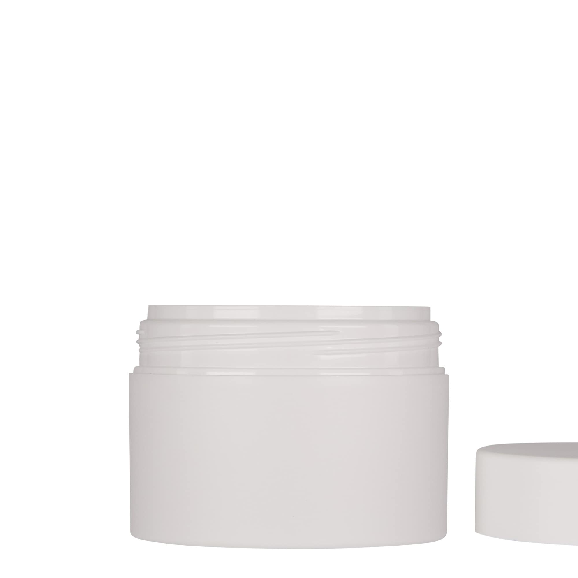 200 ml boîte en plastique 'Antonella', PP, blanc, ouverture : bouchon à vis