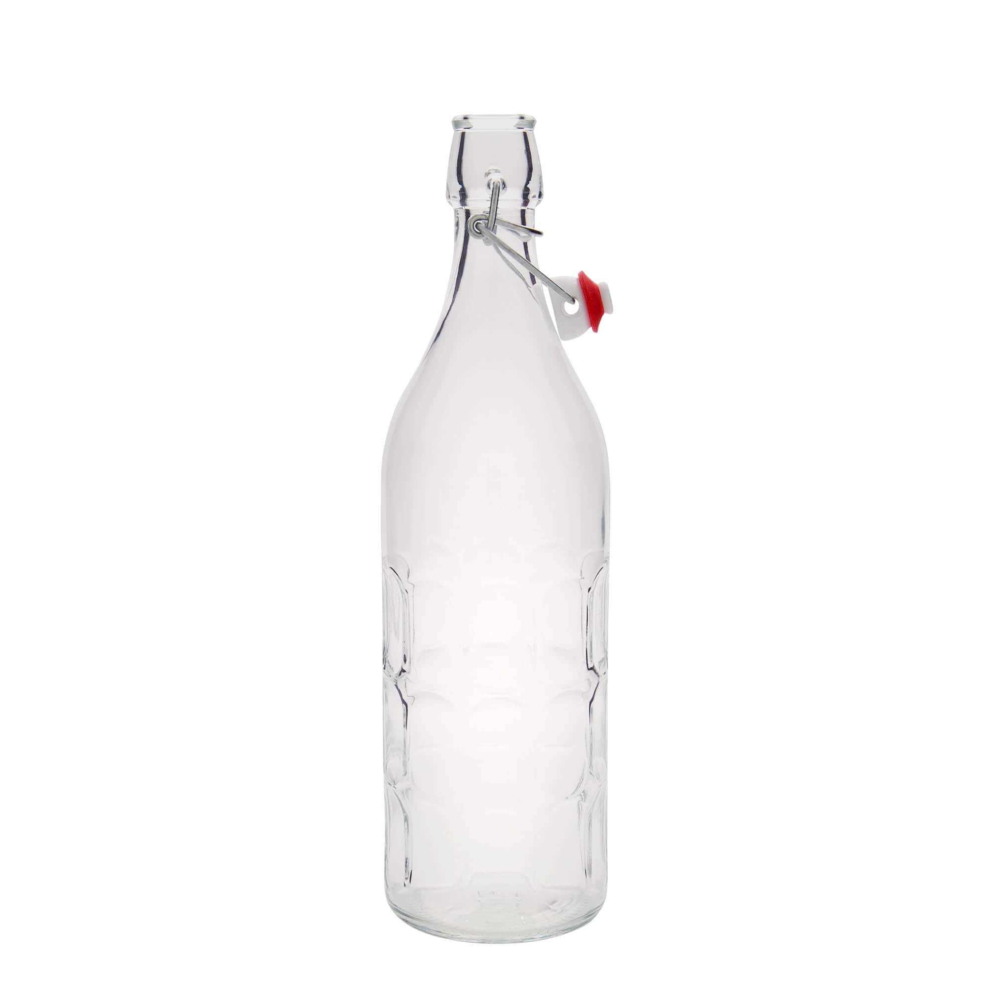 Bouteille en verre 1.000 ml Moresca, ouverture : fermeture à bascule