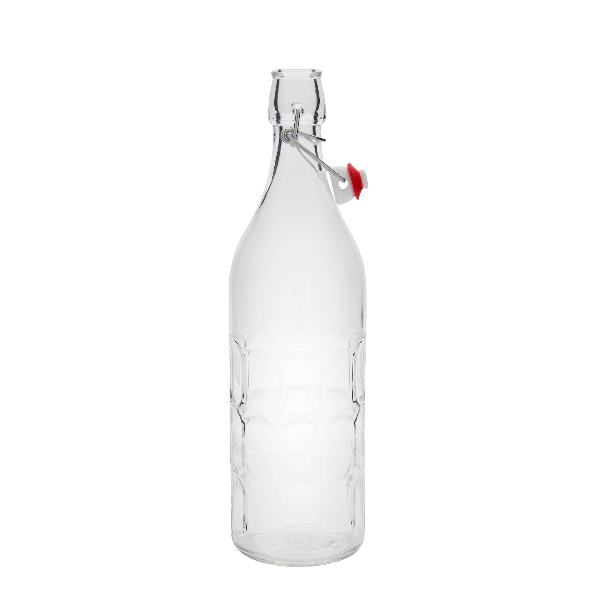 Bouteille en verre 1.000 ml Moresca, ouverture : fermeture à bascule Bouteille en verre 1.000 ml Moresca, ouverture : fermeture à bascule