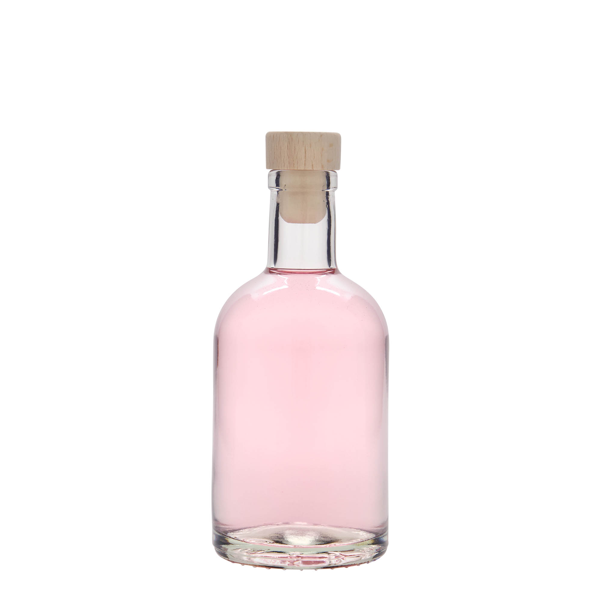 Flacon en verre 250 ml « First Class », ouverture : bouchon en liège Flacon en verre 250 ml « First Class », ouverture : bouchon en liège