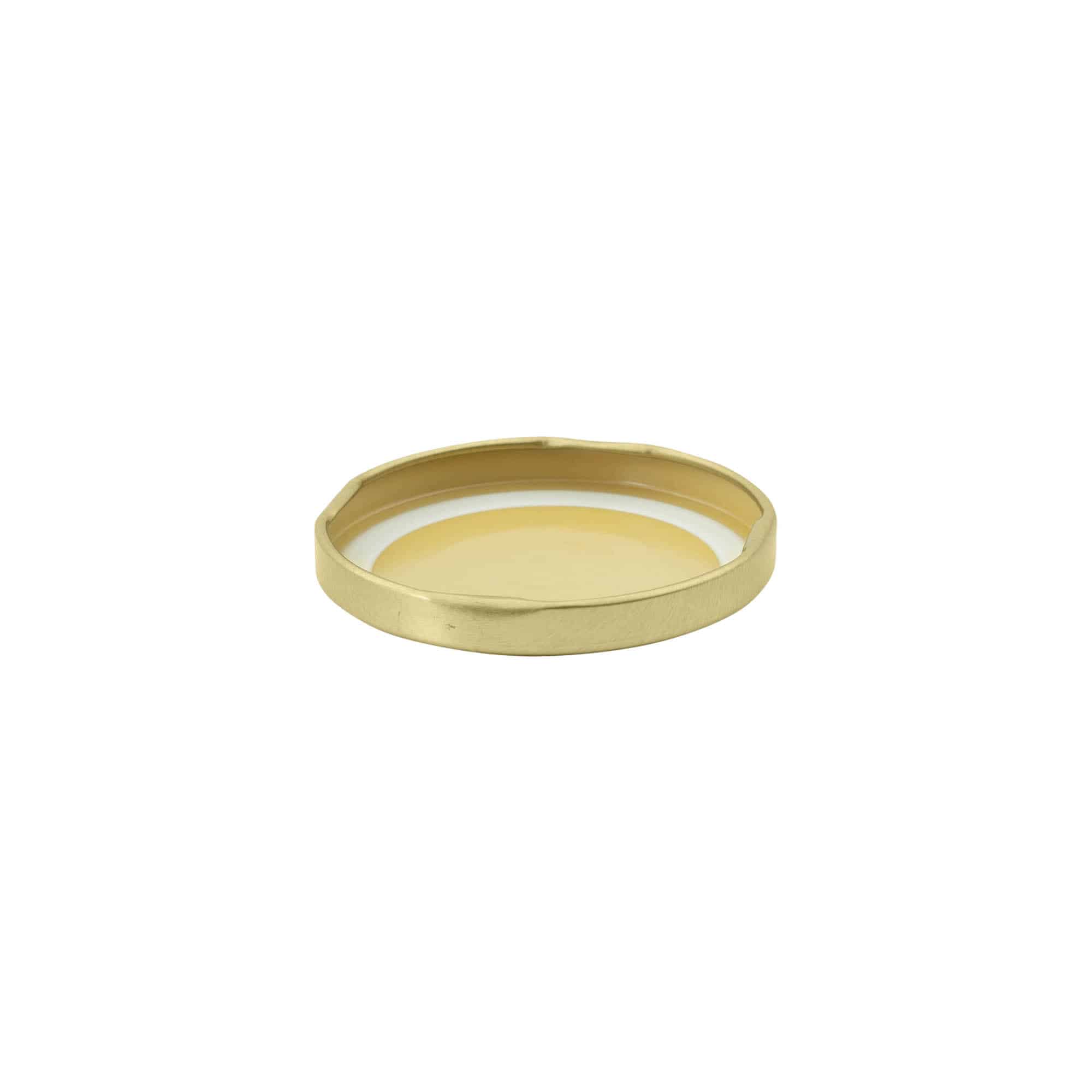 Couvercle Twist-Off, fer blanc, doré, pour bouchage: TO 63