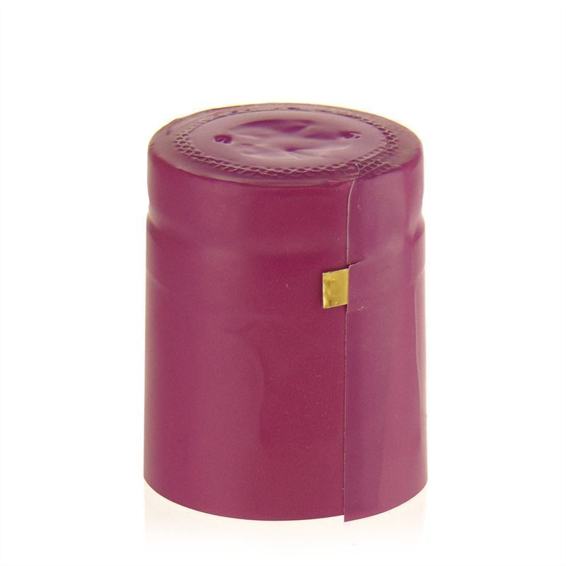 Capsule thermo-rétractable 32x41, plastique PVC, rose fuchsia