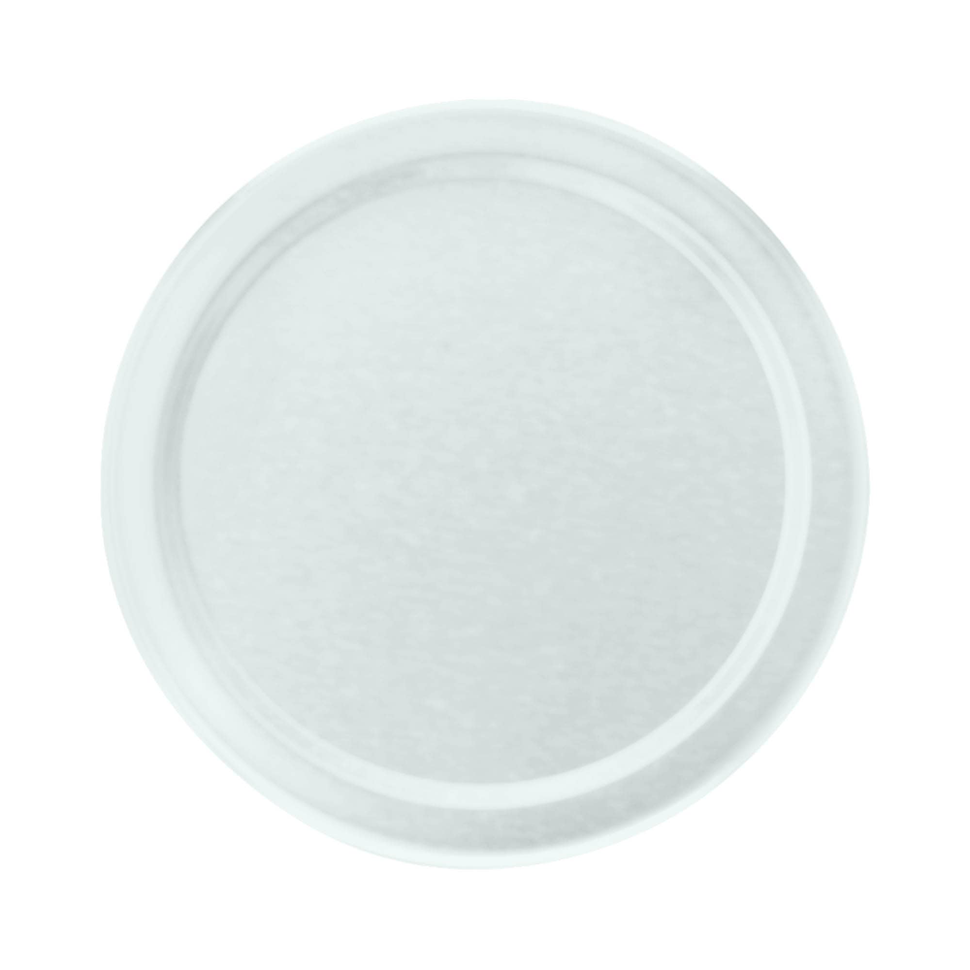 Couvercle à visser extra profond, métal, argenté, pour ouverture : EDTO70