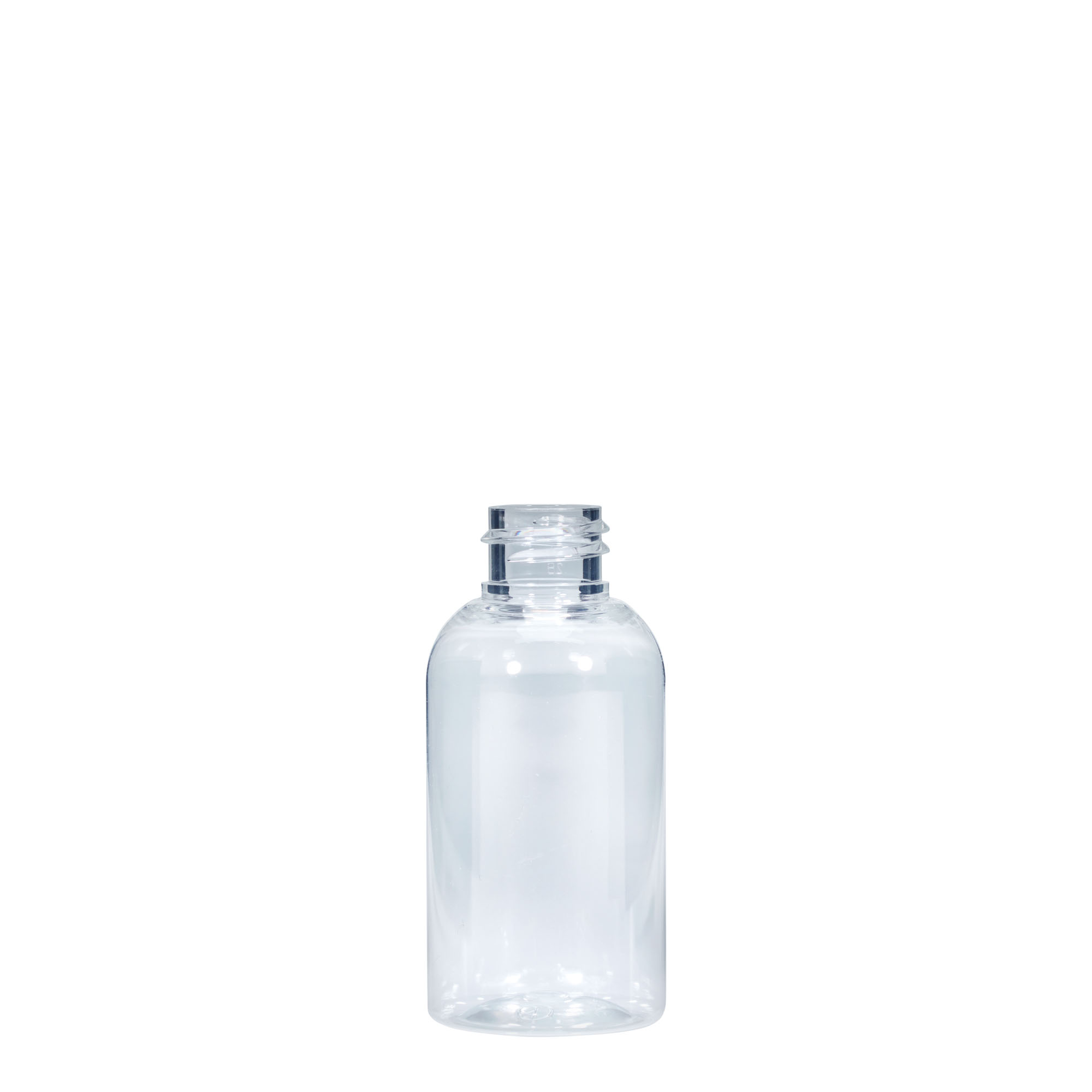 Flacon PET 50 ml 'Boston', plastique, ouverture : 20/410