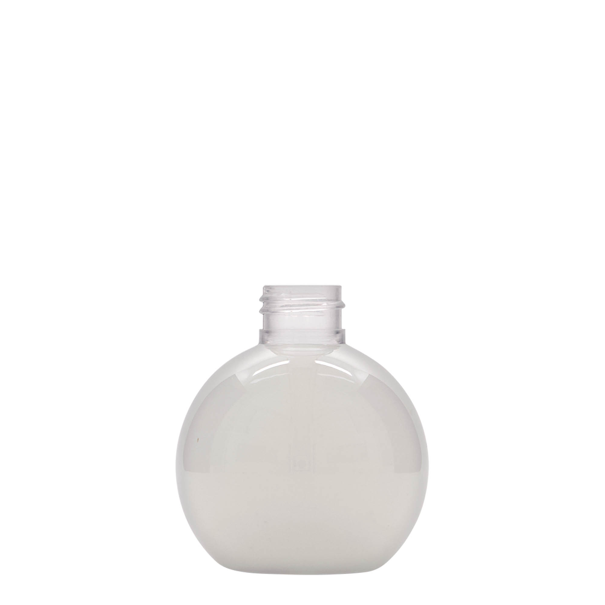 Bouteille PET 150 ml 'Perry', ronde, plastique, col : 24/410 Bouteille PET 150 ml 'Perry', ronde, plastique, col : 24/410