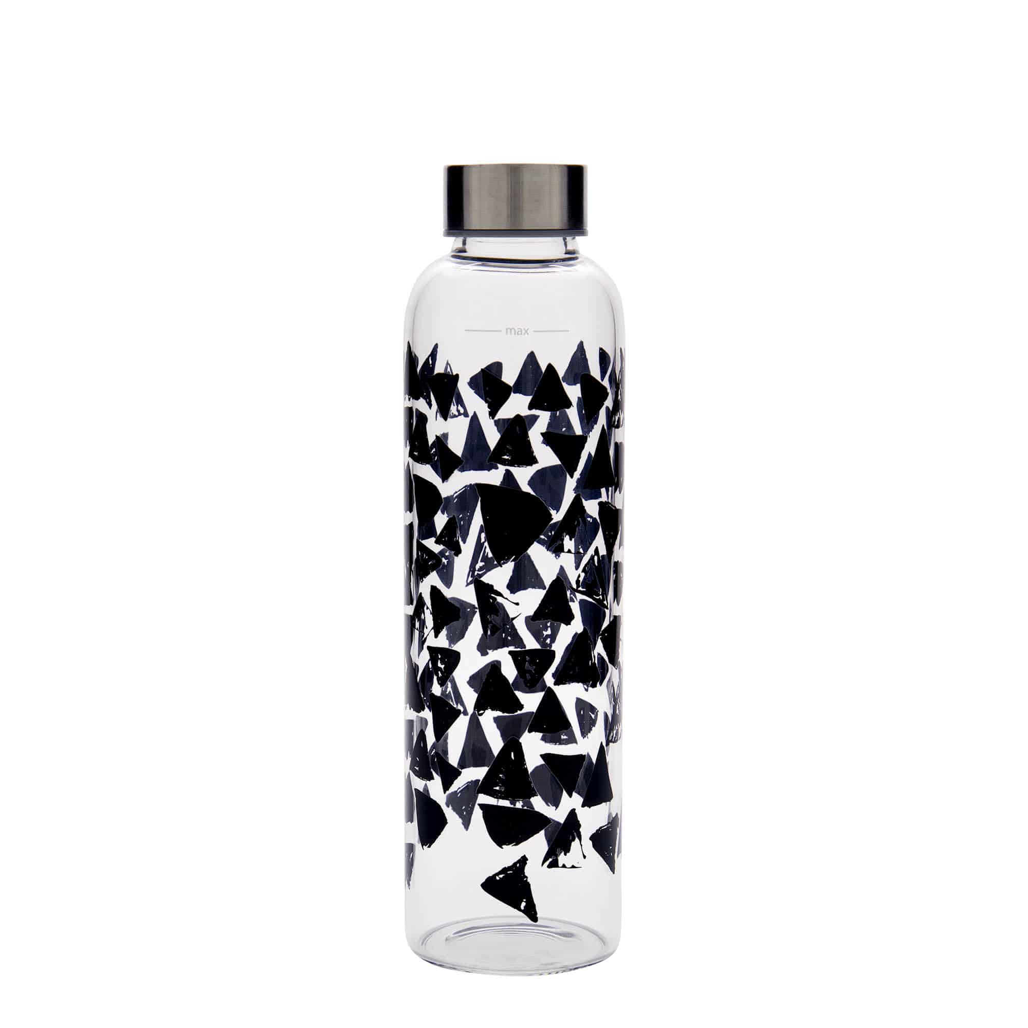 Bouteille d'eau  500 ml « Perseus - Triangles Noirs », ouverture : bouchon à vis