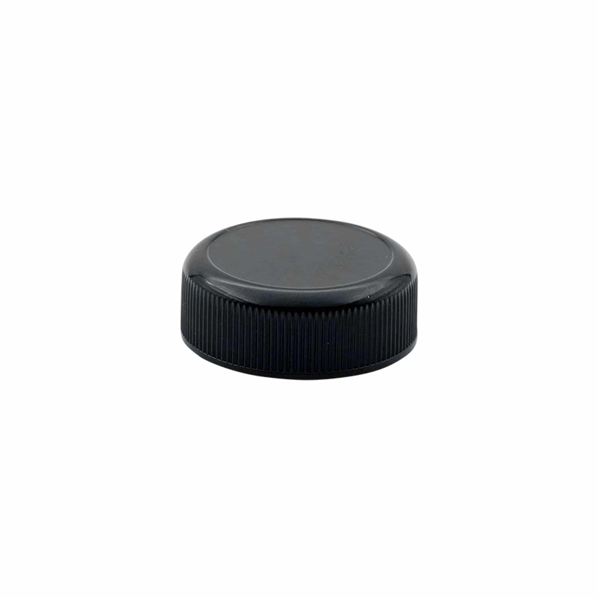 Bouchon à vis « encrier », plastique HPM, noir