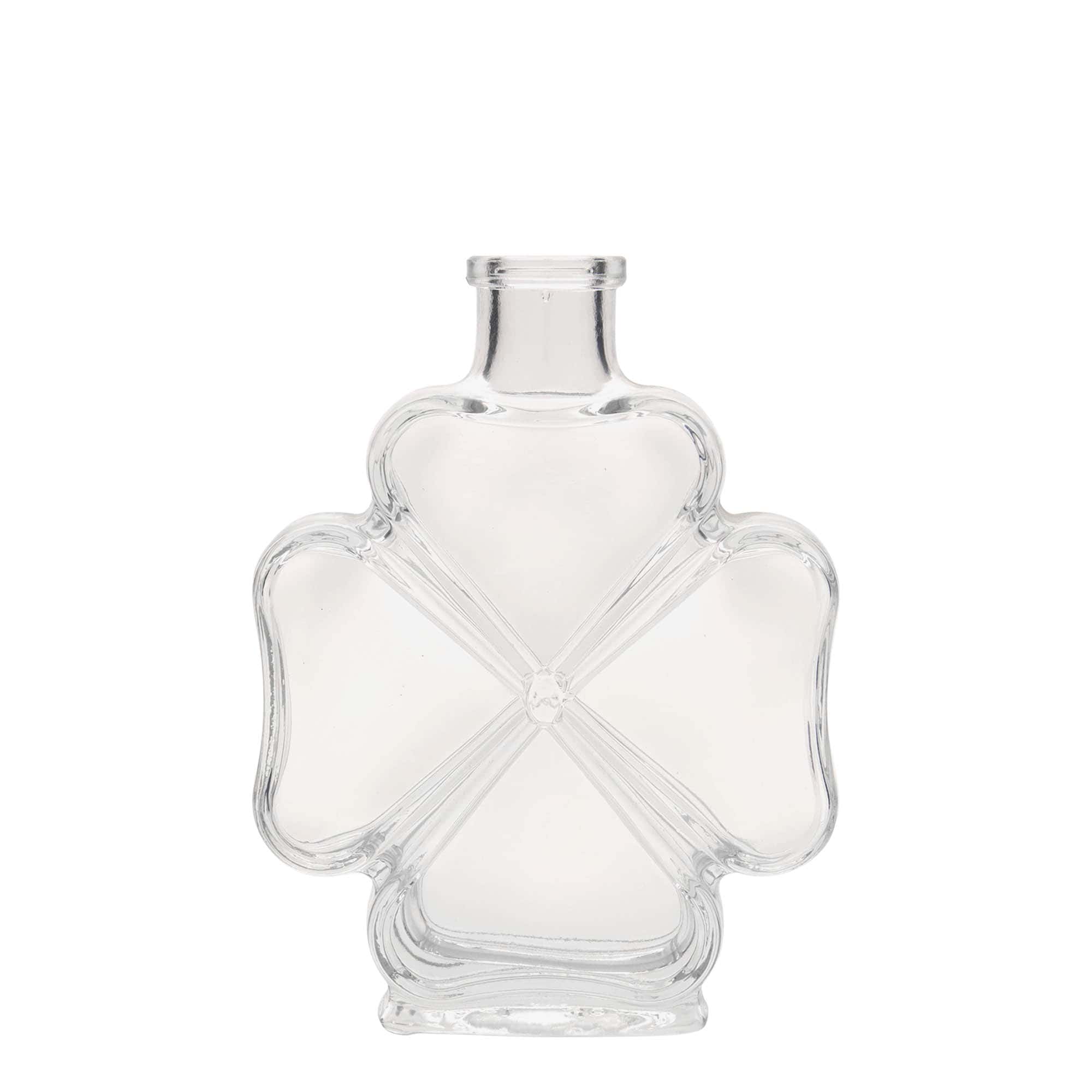Bouteille en verre 200 ml 'Trèfle', bouchage: bouchon Bouteille en verre 200 ml 'Trèfle', bouchage: bouchon