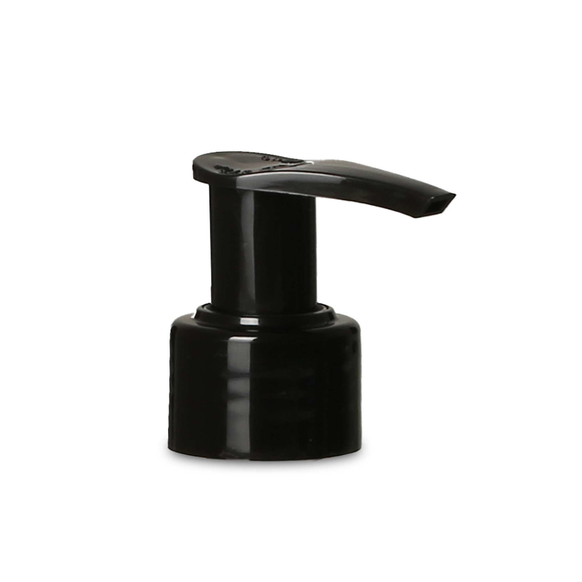 Bouchon à vis avec pompe distributrice, plastique PP, noir, pour ouverture : PP 28