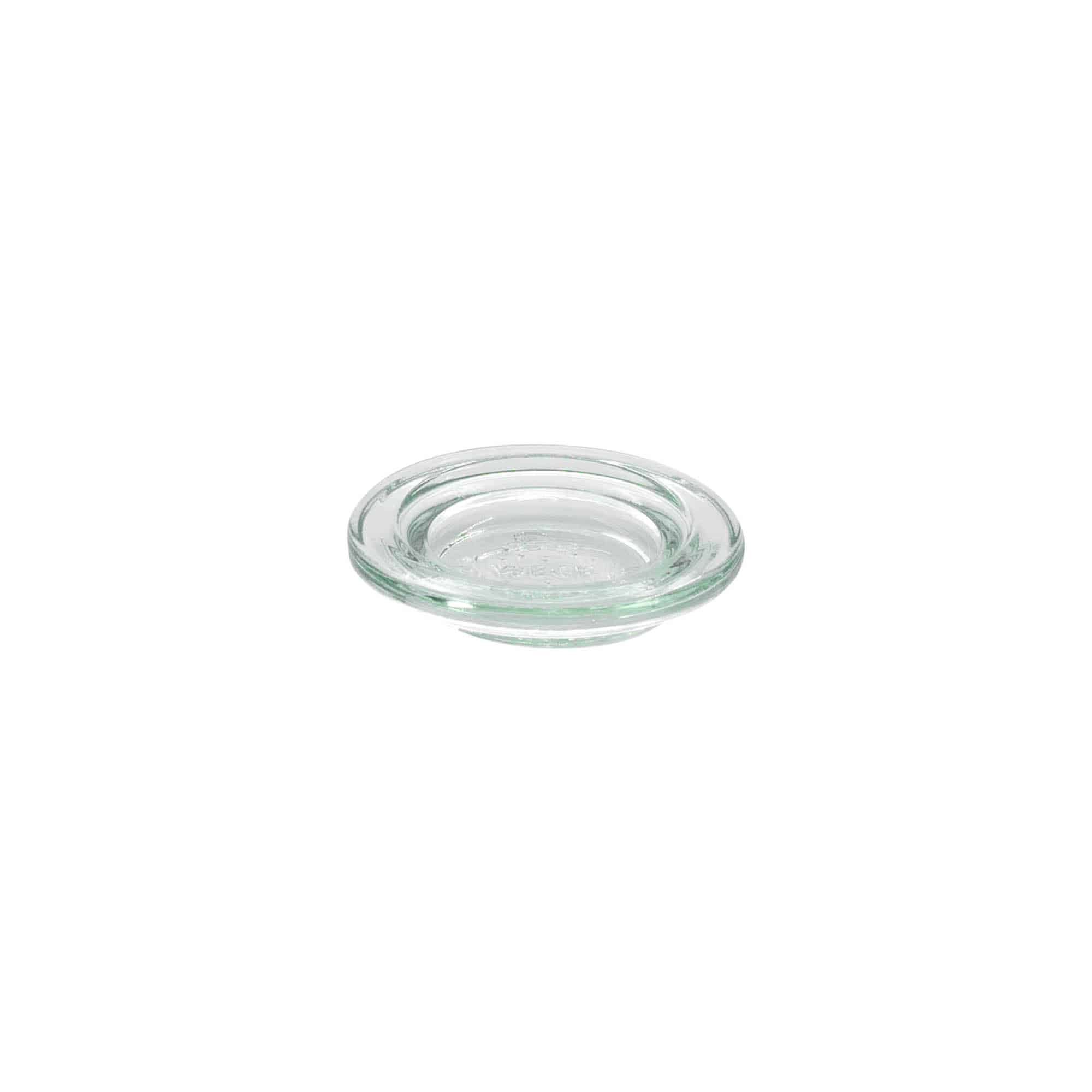 Couvercle en verre WECK à bord rond, pour ouverture : RR40 Couvercle en verre WECK à bord rond, pour ouverture : RR40