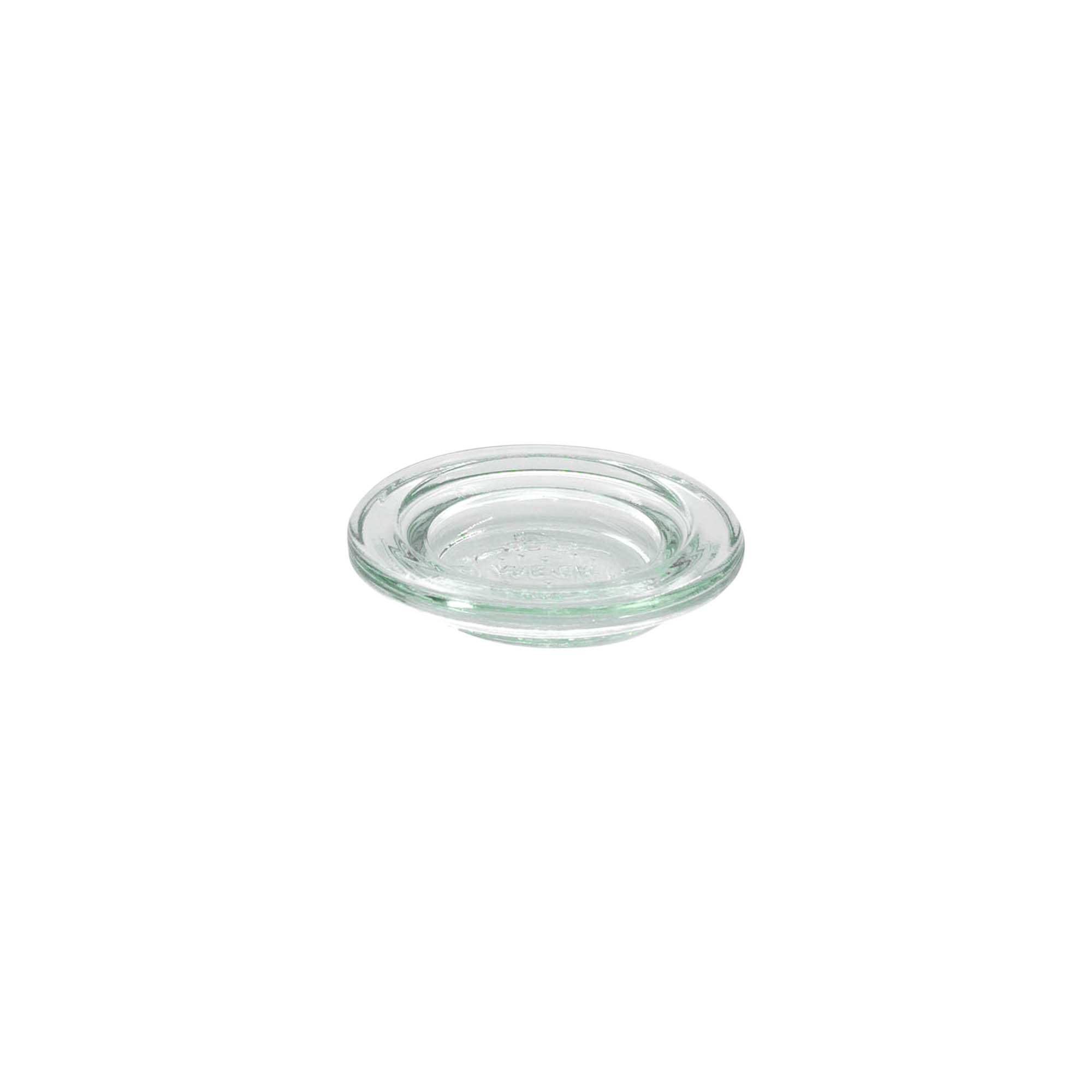 Couvercle en verre WECK à bord rond, pour ouverture : RR40 Couvercle en verre WECK à bord rond, pour ouverture : RR40