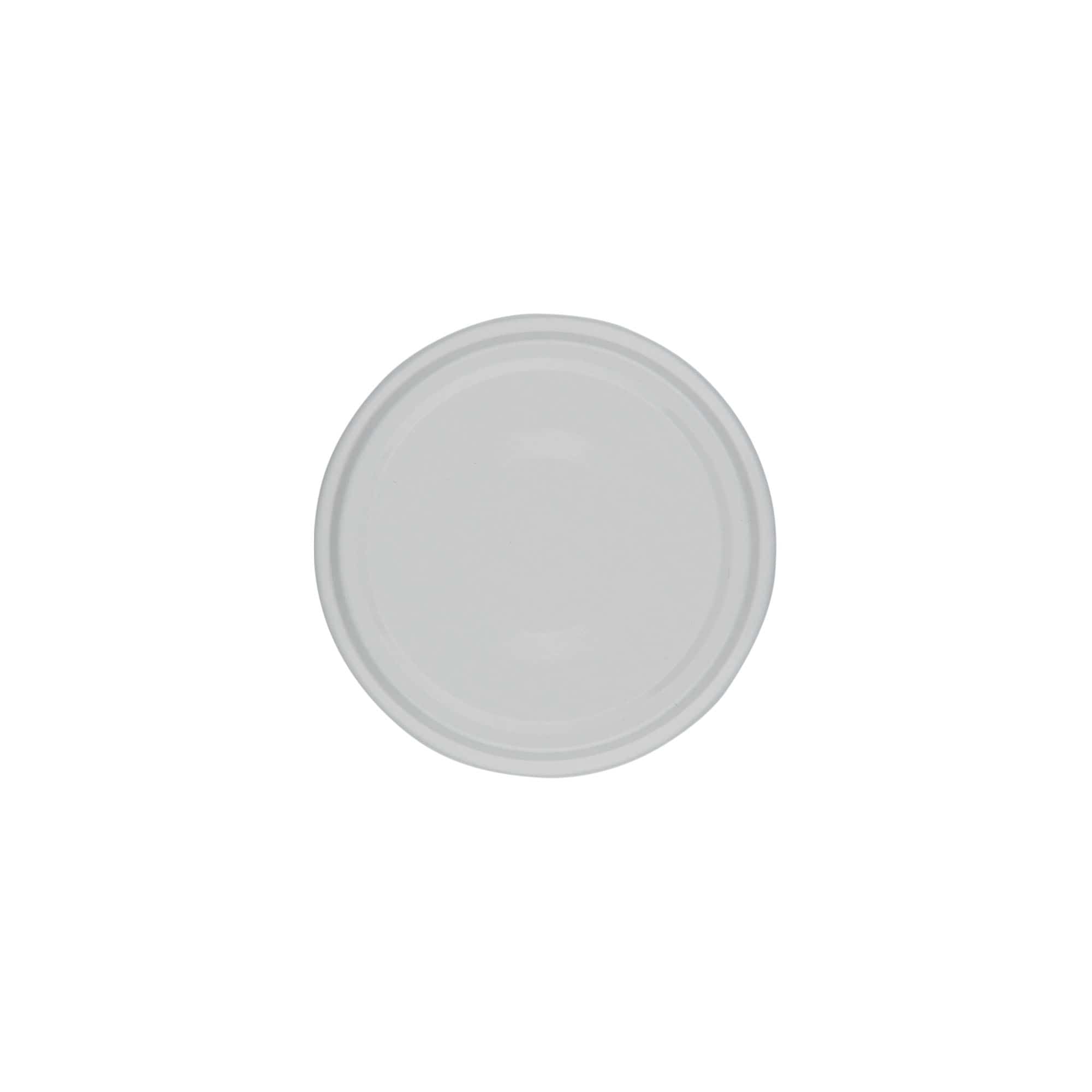 Couvercle Twist-Off, fer blanc, blanc, pour bouchage: TO 63