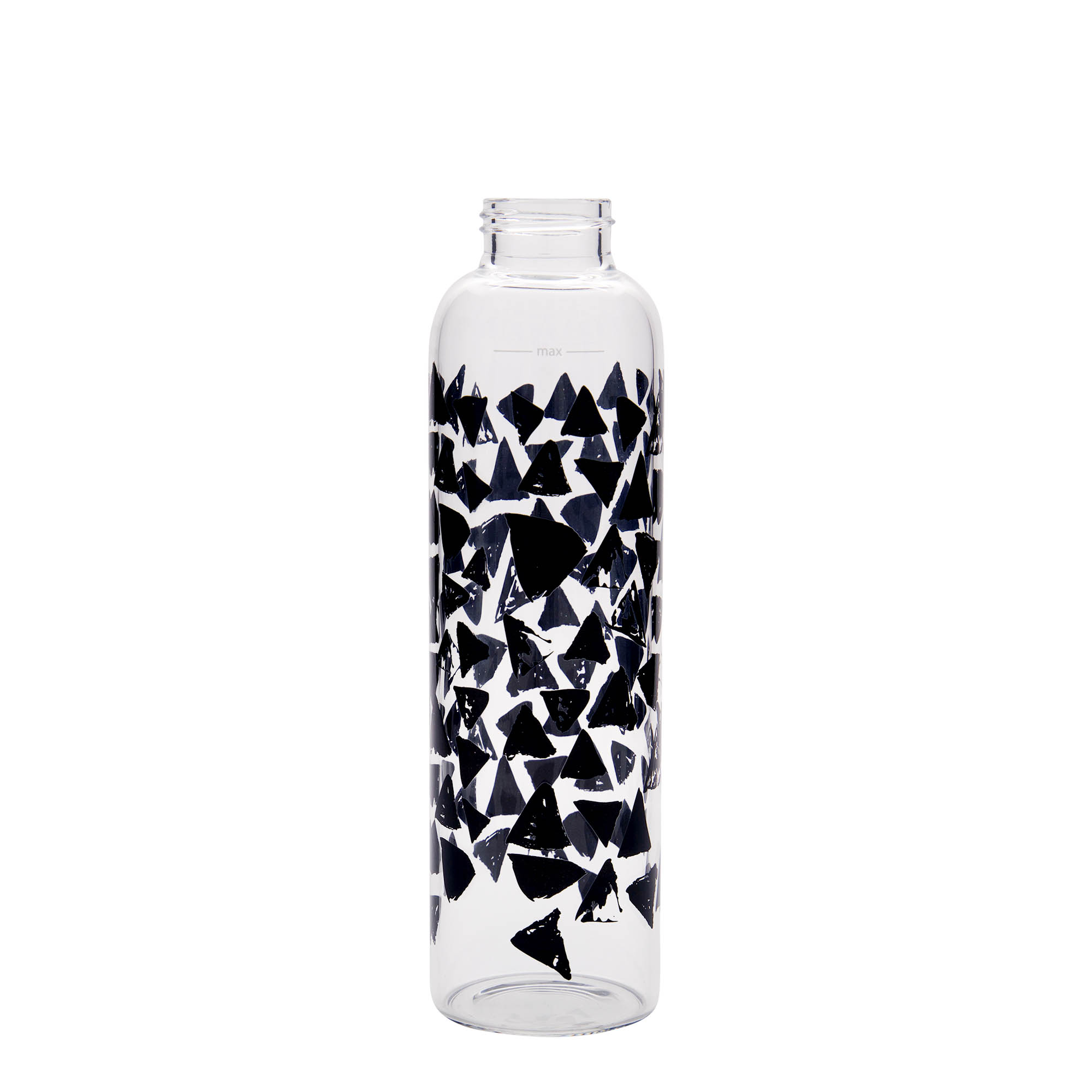 500 ml bouteille d'eau 'Perseus - Triangles Noirs', ouverture : bouchon à vis