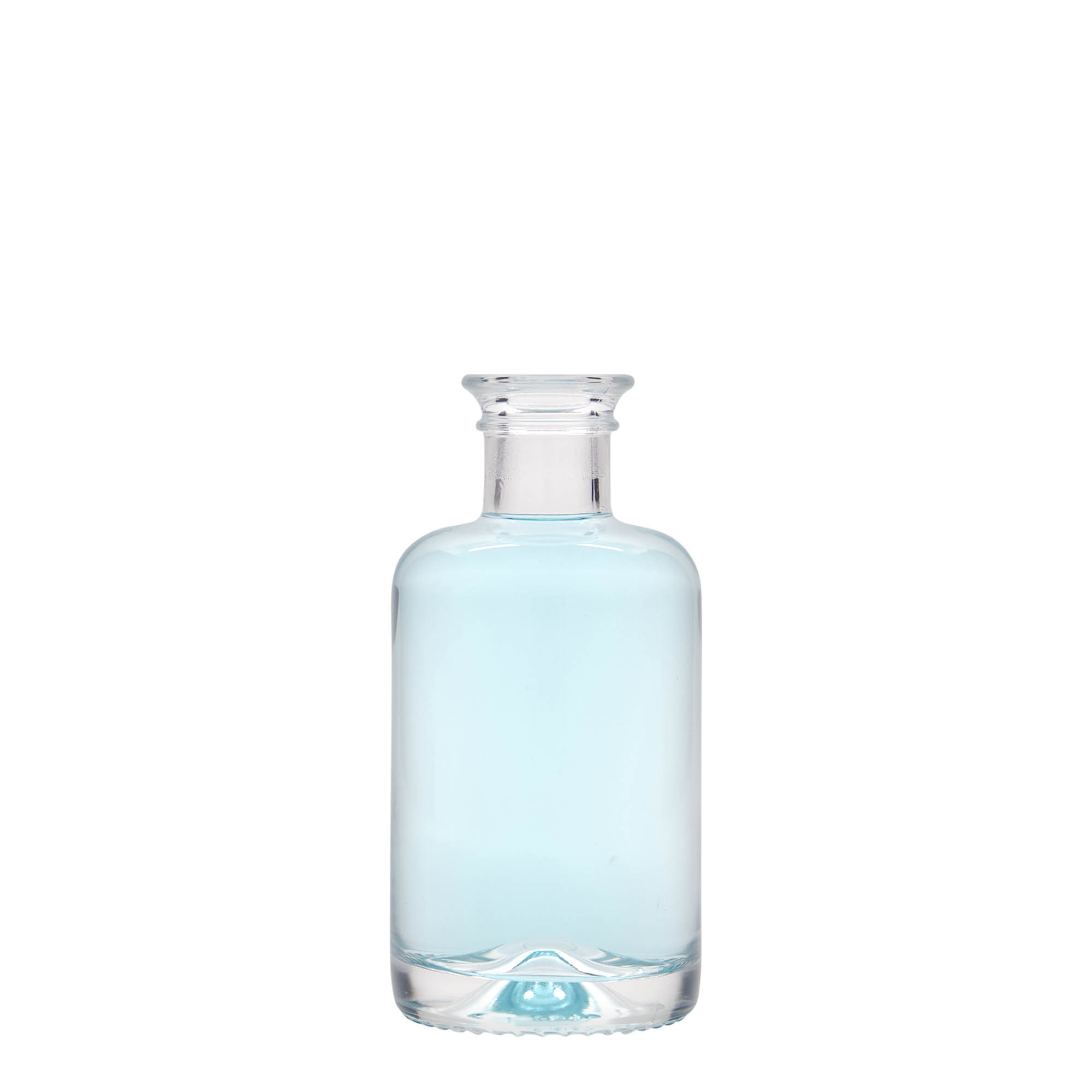Flacon en verre 100 ml pharmacien, ouverture : liège Flacon en verre 100 ml pharmacien, ouverture : liège