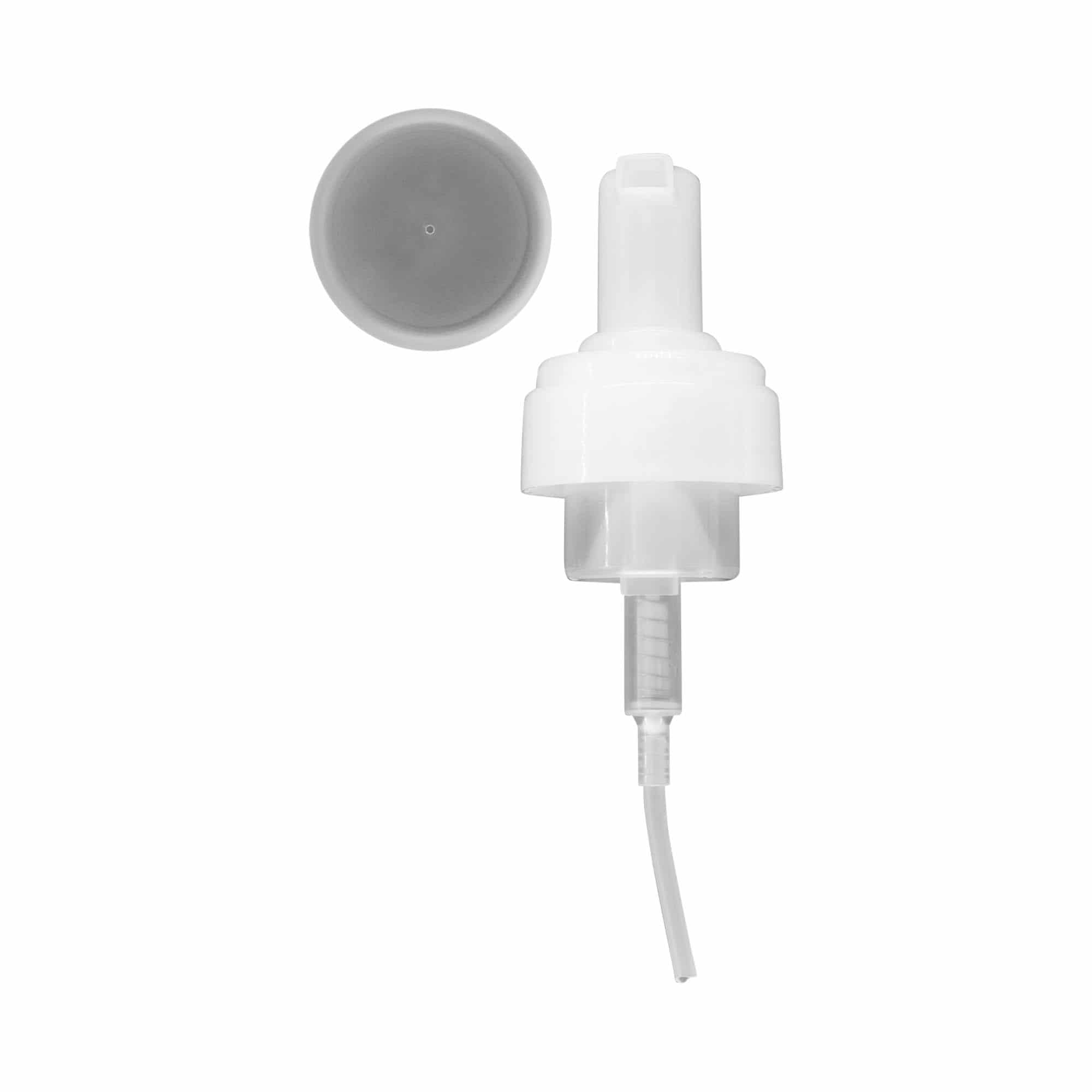 Distributeur 100 ml « Foamer », plastique PP, blanc, pour embout : bouchon à vis