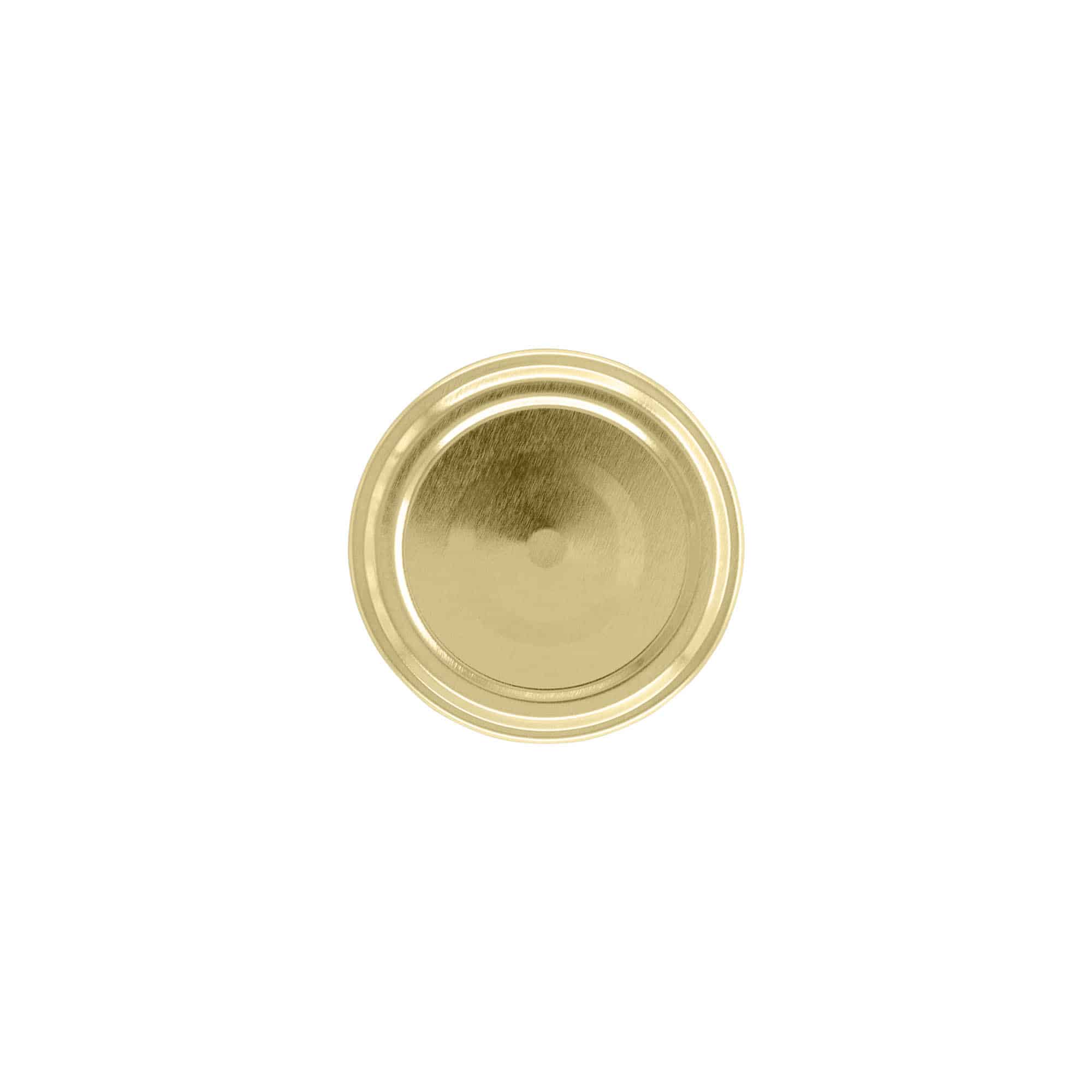 Bouchon à vis, tôle blanche, doré, pour ouverture : TO 53