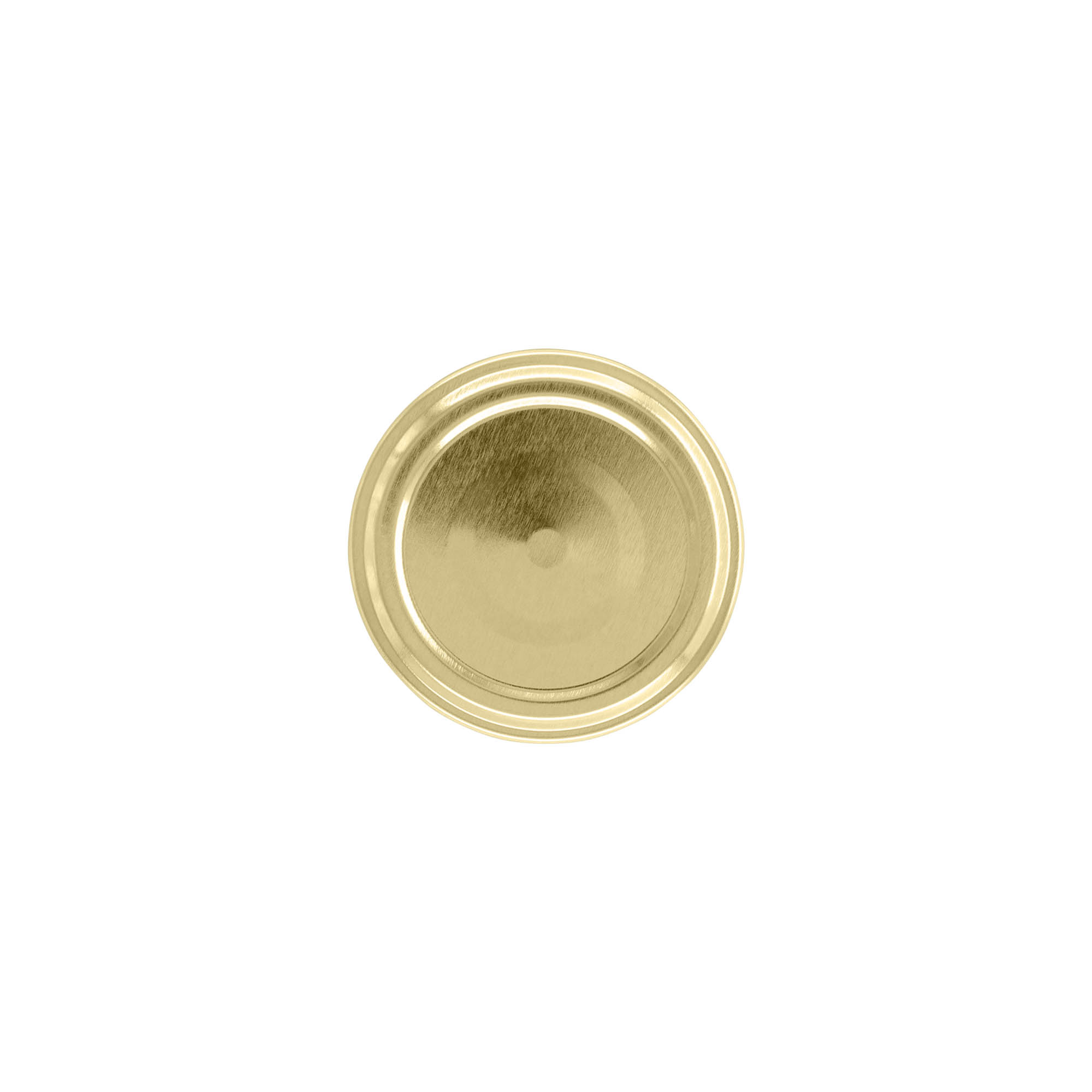 Bouchon à vis, tôle blanche, doré, pour ouverture : TO 53