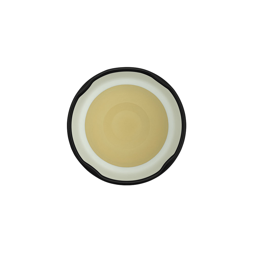 Bouchon à vis, tôle blanche, noir, pour ouverture : TO 48
