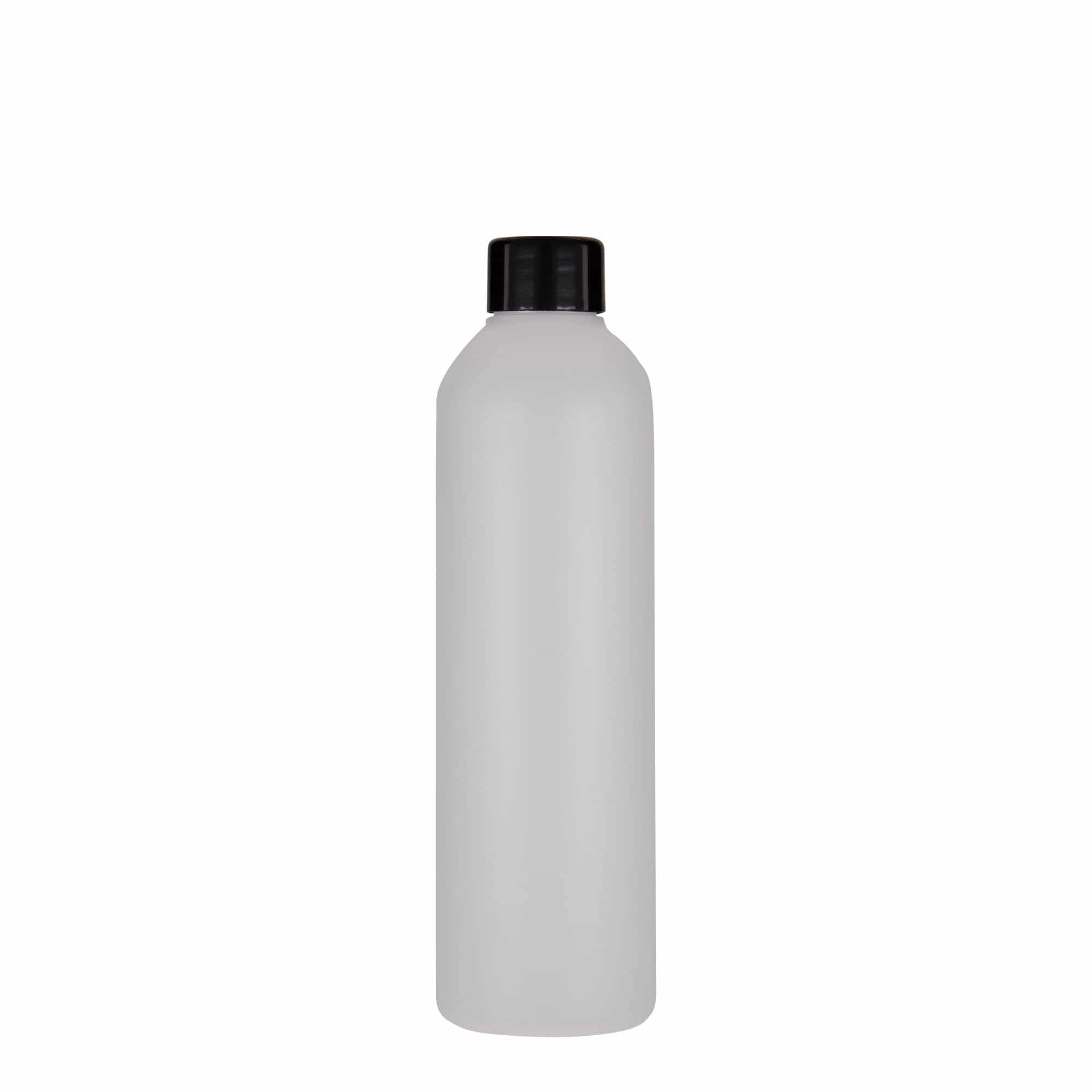 Bouteille en plastique 250 ml 'Tuffy', PEHD, nature, bouchage: GPI 24/410